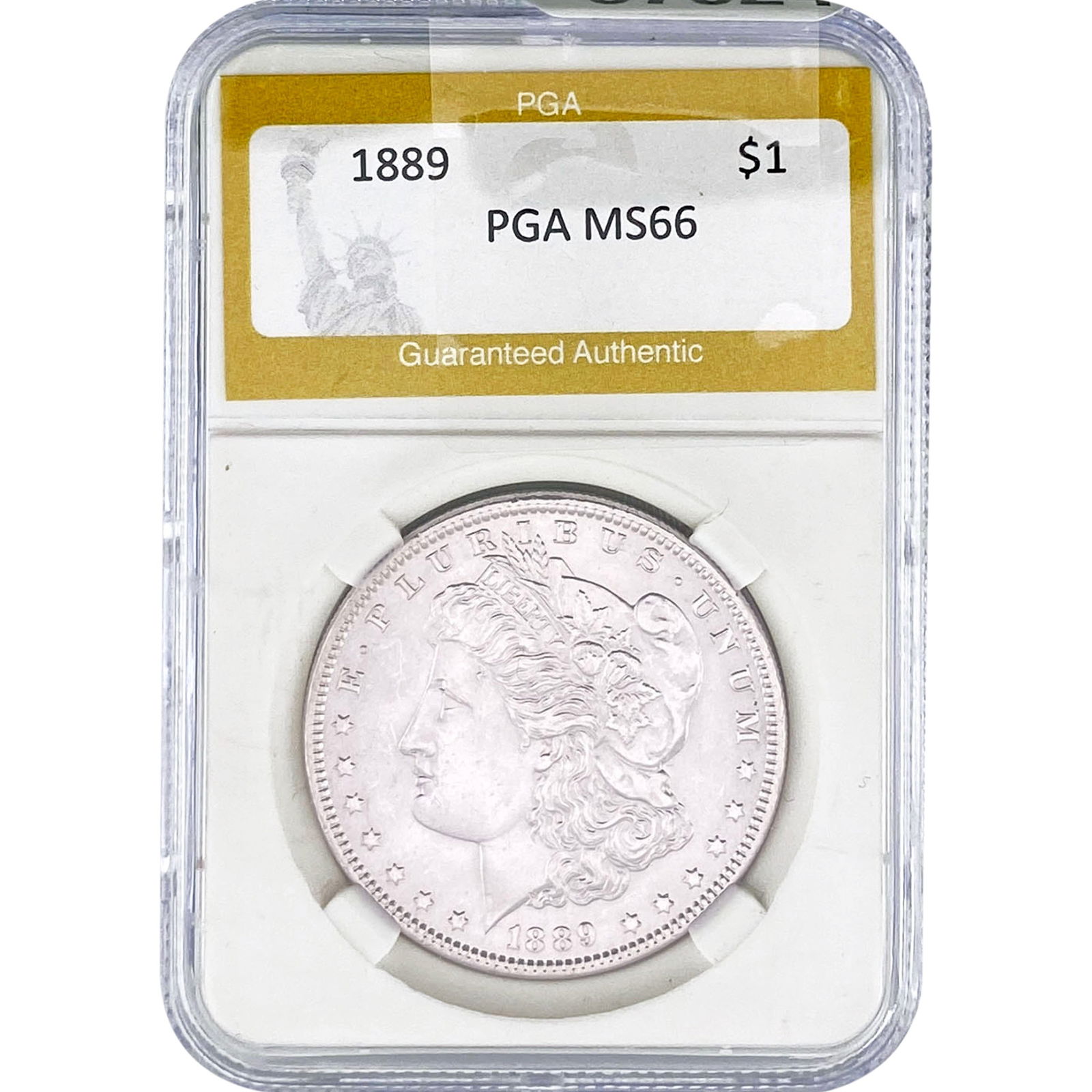 1889 Morgan Silver Dollar PGA MS66: 1889 Morgan Silver Dollar PGA MS66