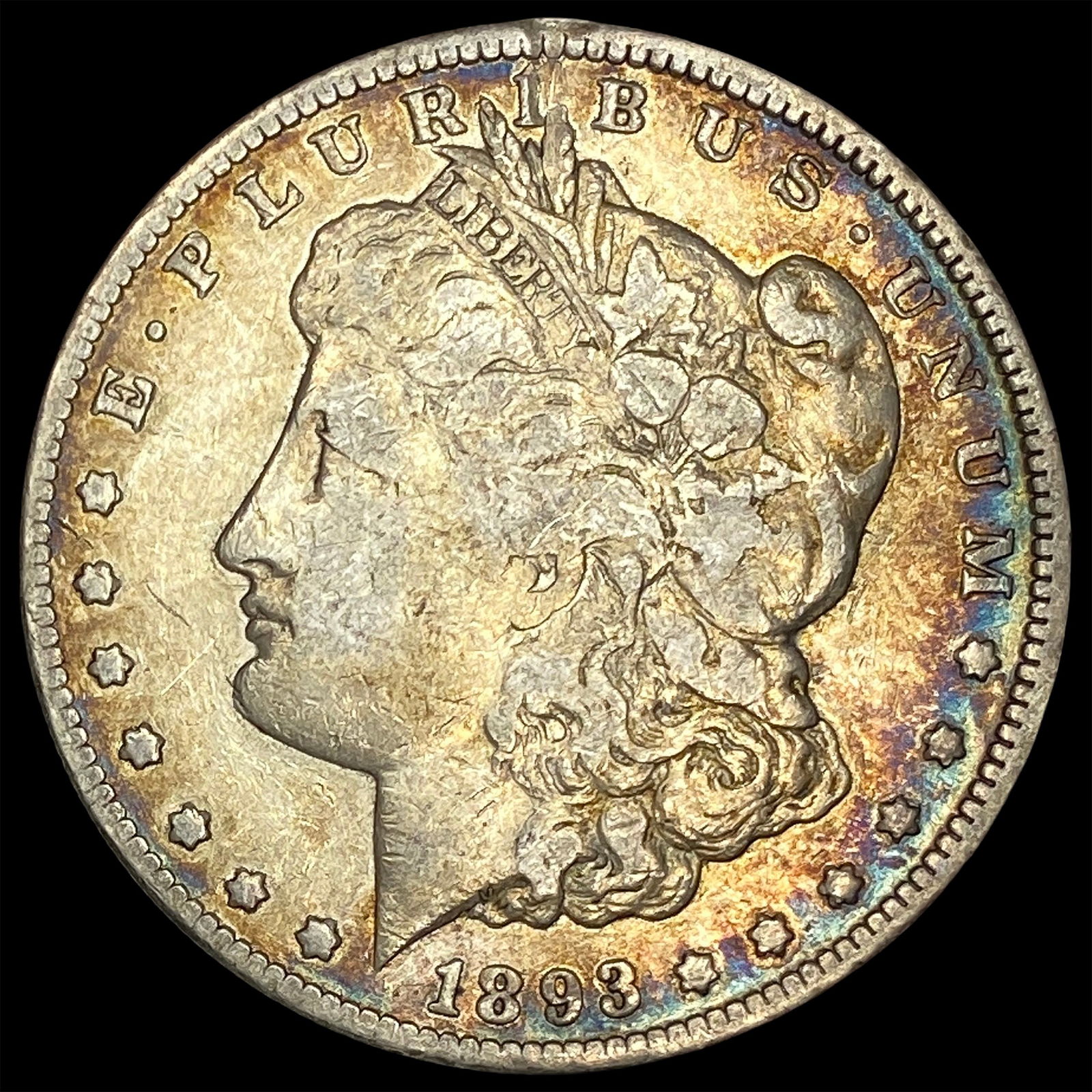 1893 Silver Morgan Dollar LIGHTLY CIRCULATED (1 of 2)