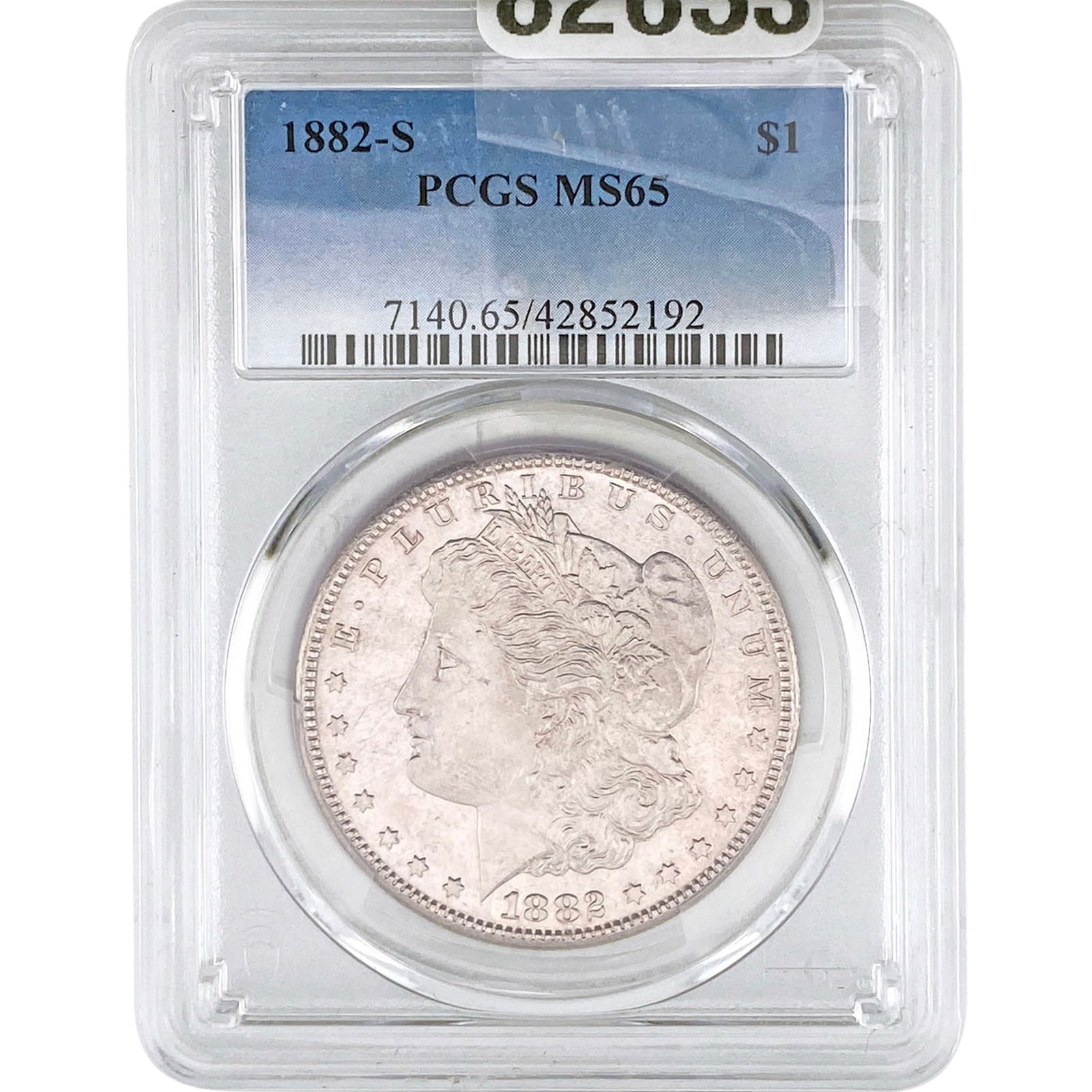 1882-S Morgan Silver Dollar PCGS MS65 (1 of 2)