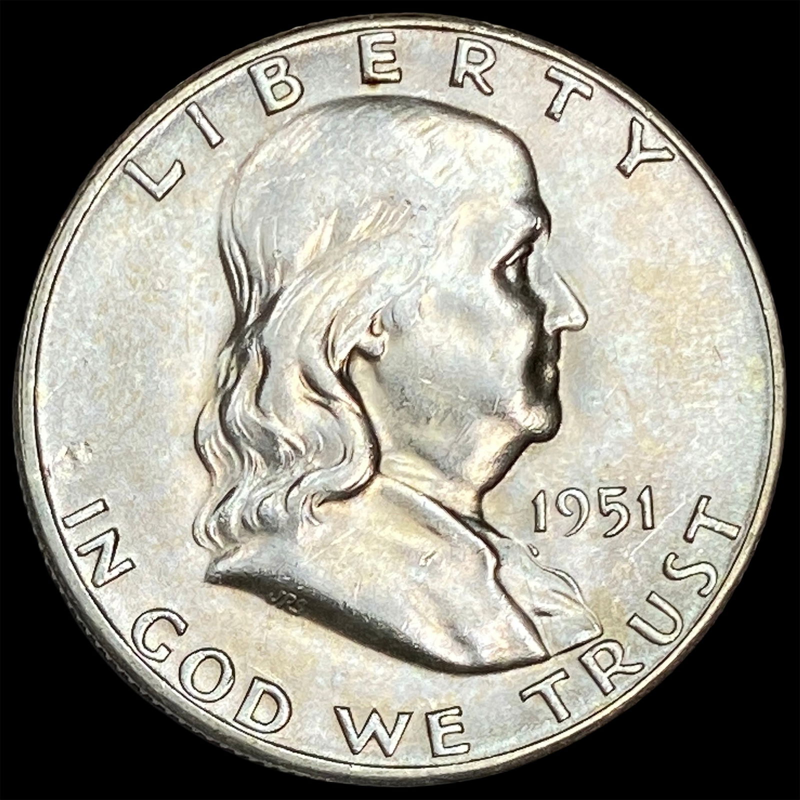 1951-S Silver Half Dollar Franklin UNCIRCULATED (1 of 2)