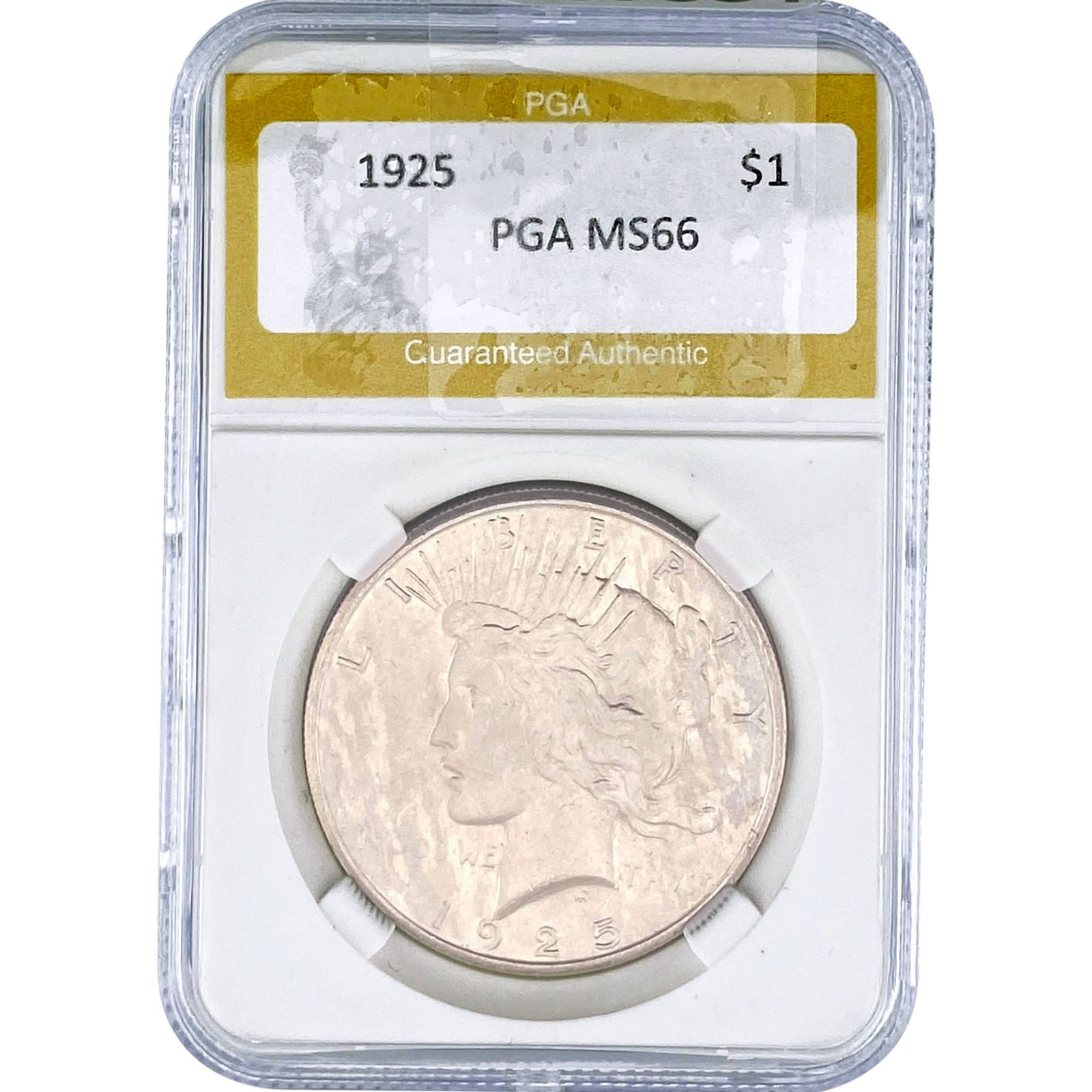 1925 Silver Peace Dollar PGA MS66 (1 of 2)