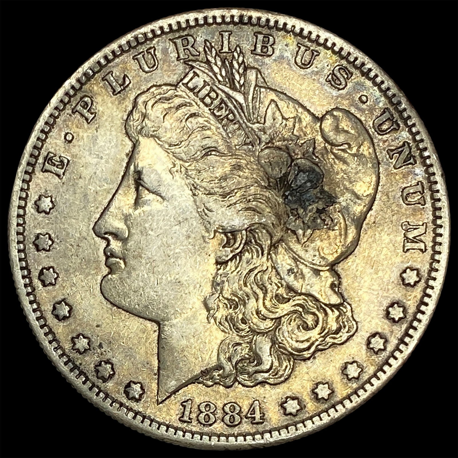 1884-S Silver Morgan Dollar NEARLY UNCIRCULATED (1 of 2)