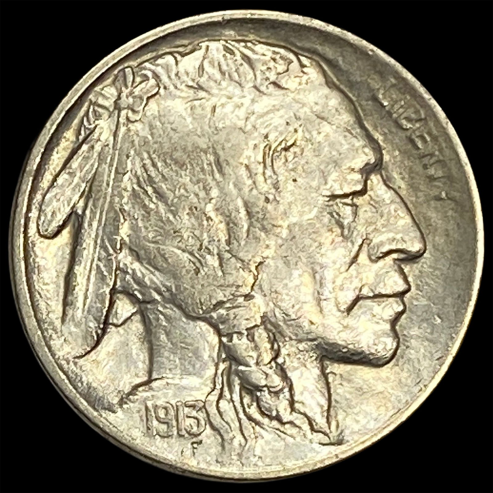 1913 Type 1 Buffalo Nickel CLOSELY UNCIRCULATED (1 of 2)