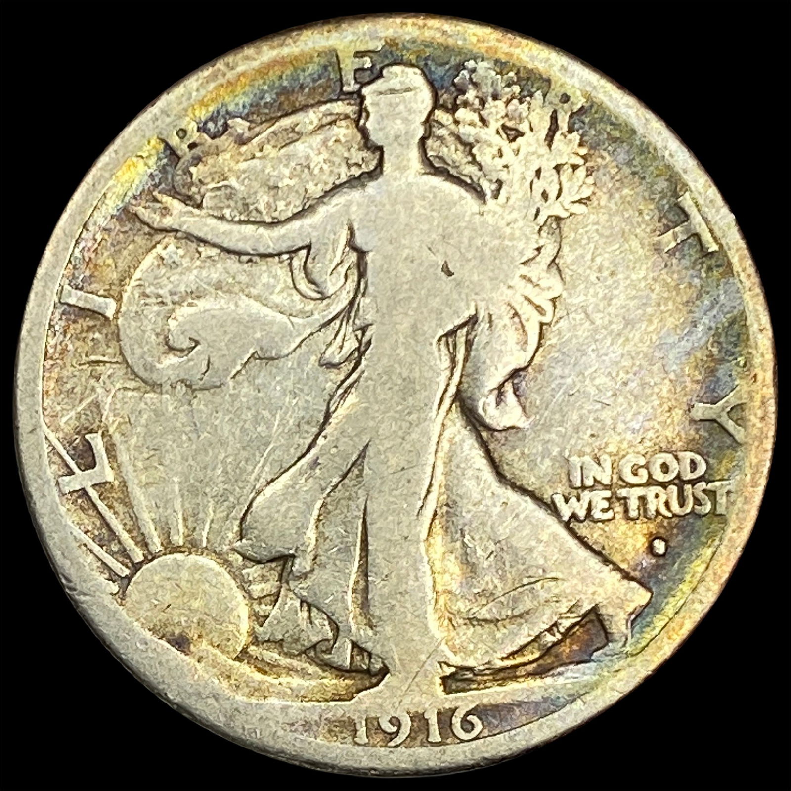 1916 Walking Liberty Half Dollar NICELY CIRCULATED (1 of 2)