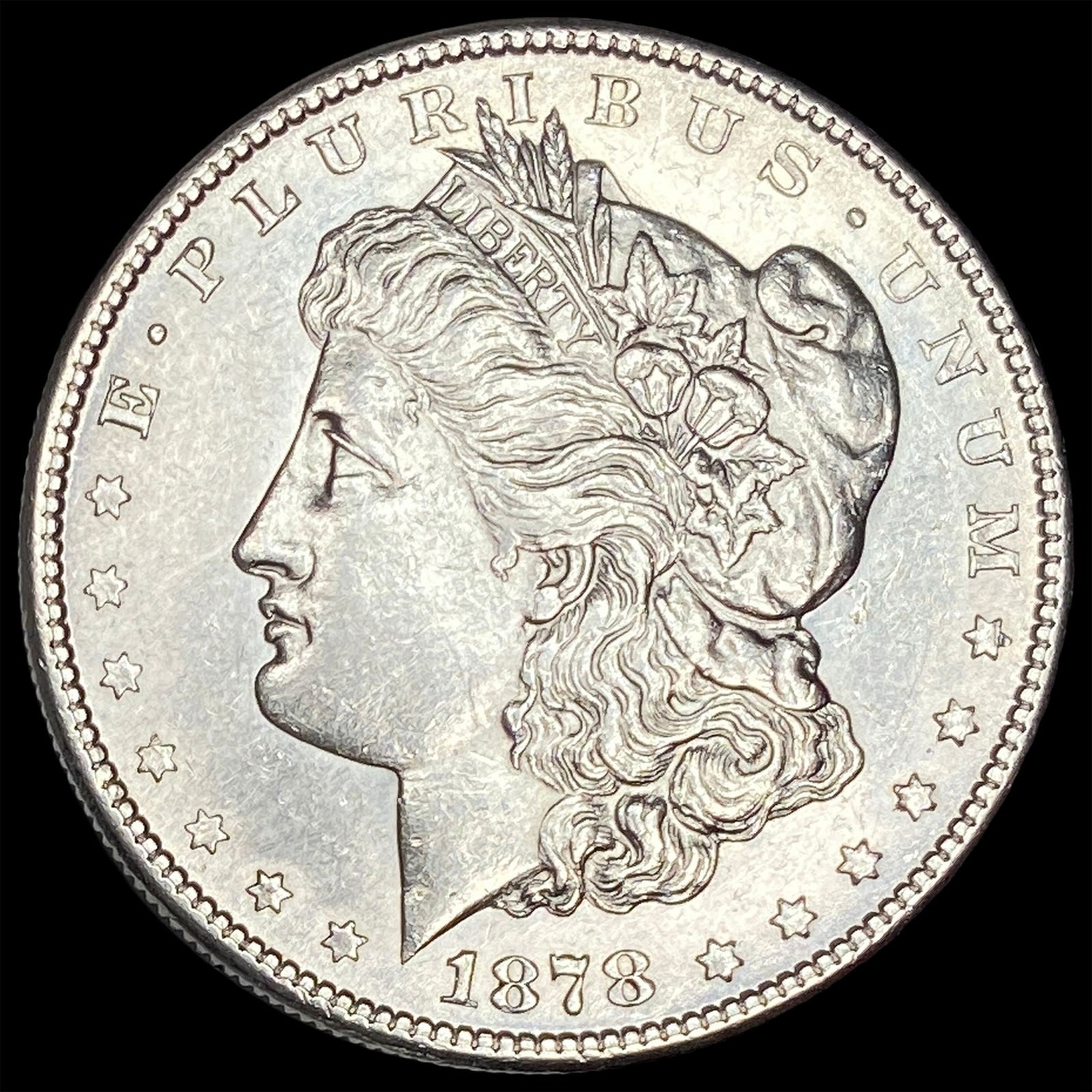1878-S Silver Morgan Dollar CHOICE BU (1 of 2)