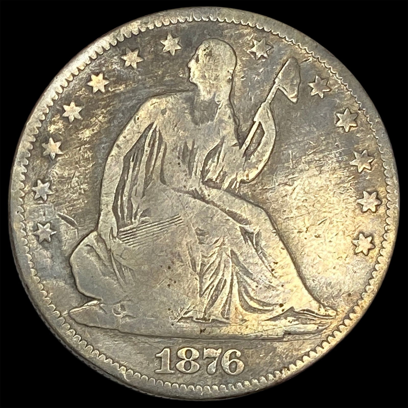 1876 Seated Liberty Half Dollar HIGH GRADE (1 of 2)
