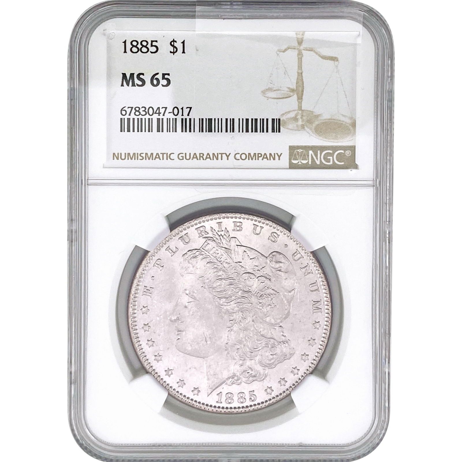 1885 Morgan Silver Dollar NGC MS65 (1 of 2)
