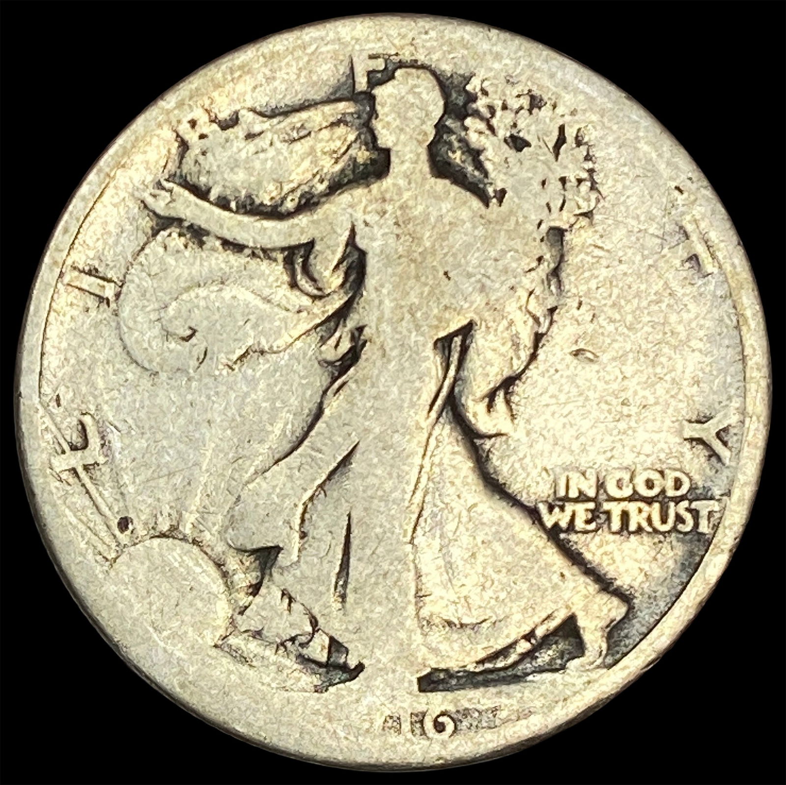 1916 Walking Liberty Half Dollar NICELY CIRCULATED (1 of 2)