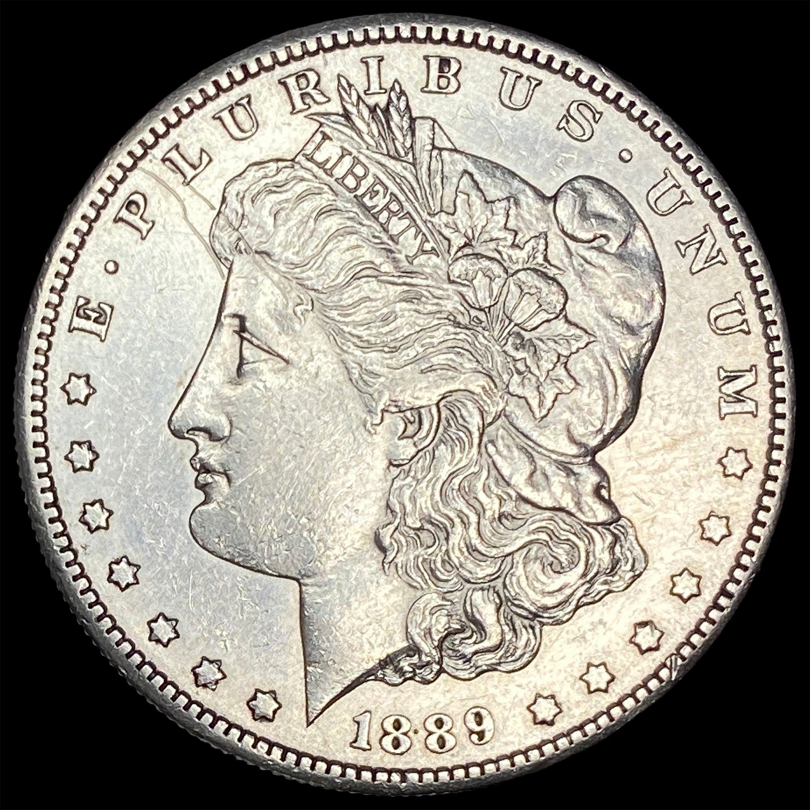 1889-S Silver Morgan Dollar CHOICE AU: 1889-S Silver Morgan Dollar CHOICE AU