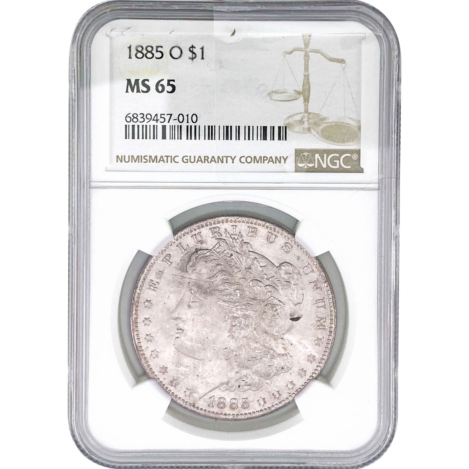 1885-O Morgan Silver Dollar NGC MS65 (1 of 2)