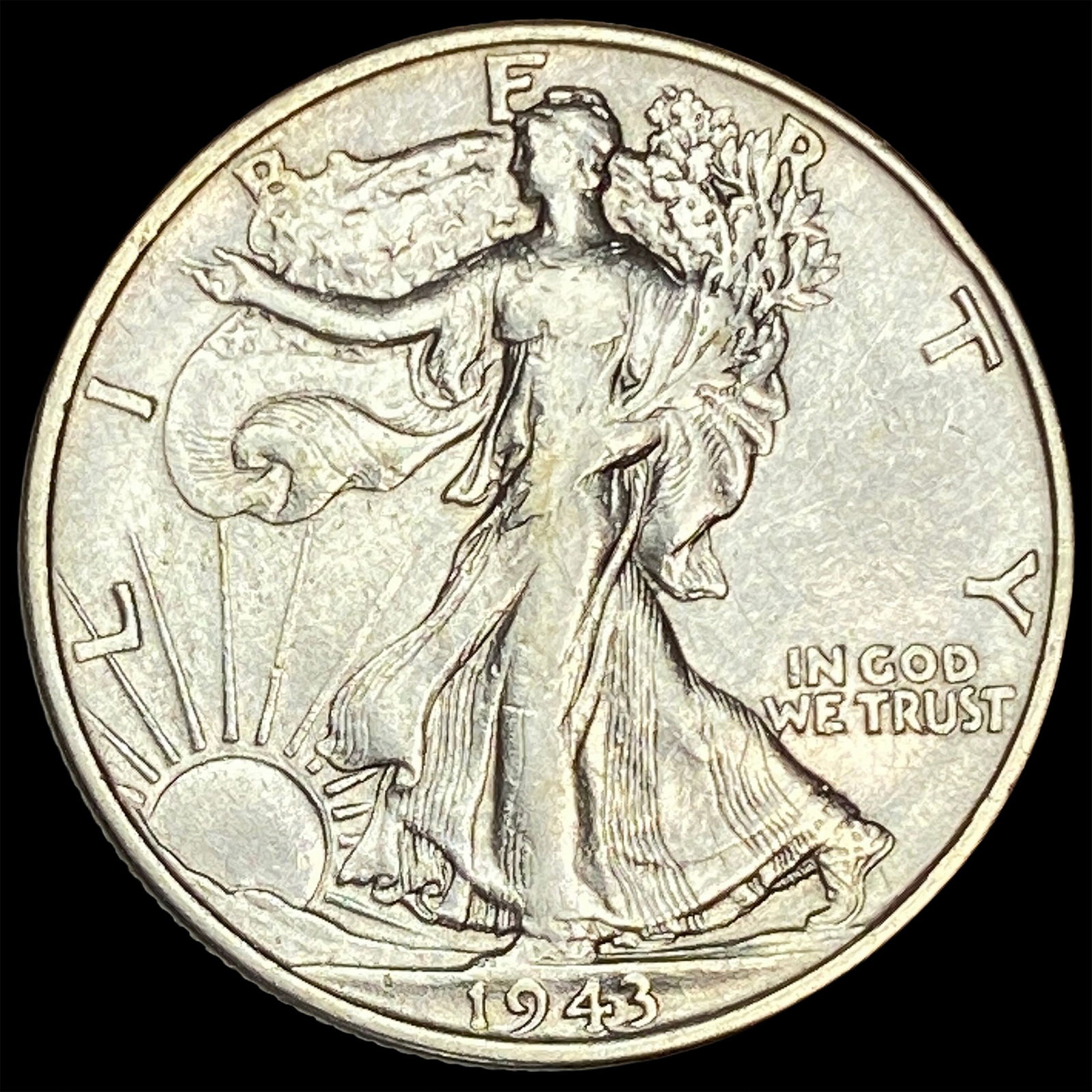 1943-S Silver Walking Liberty Half Dollar CLOSELY UNCIRCULATED (1 of 2)