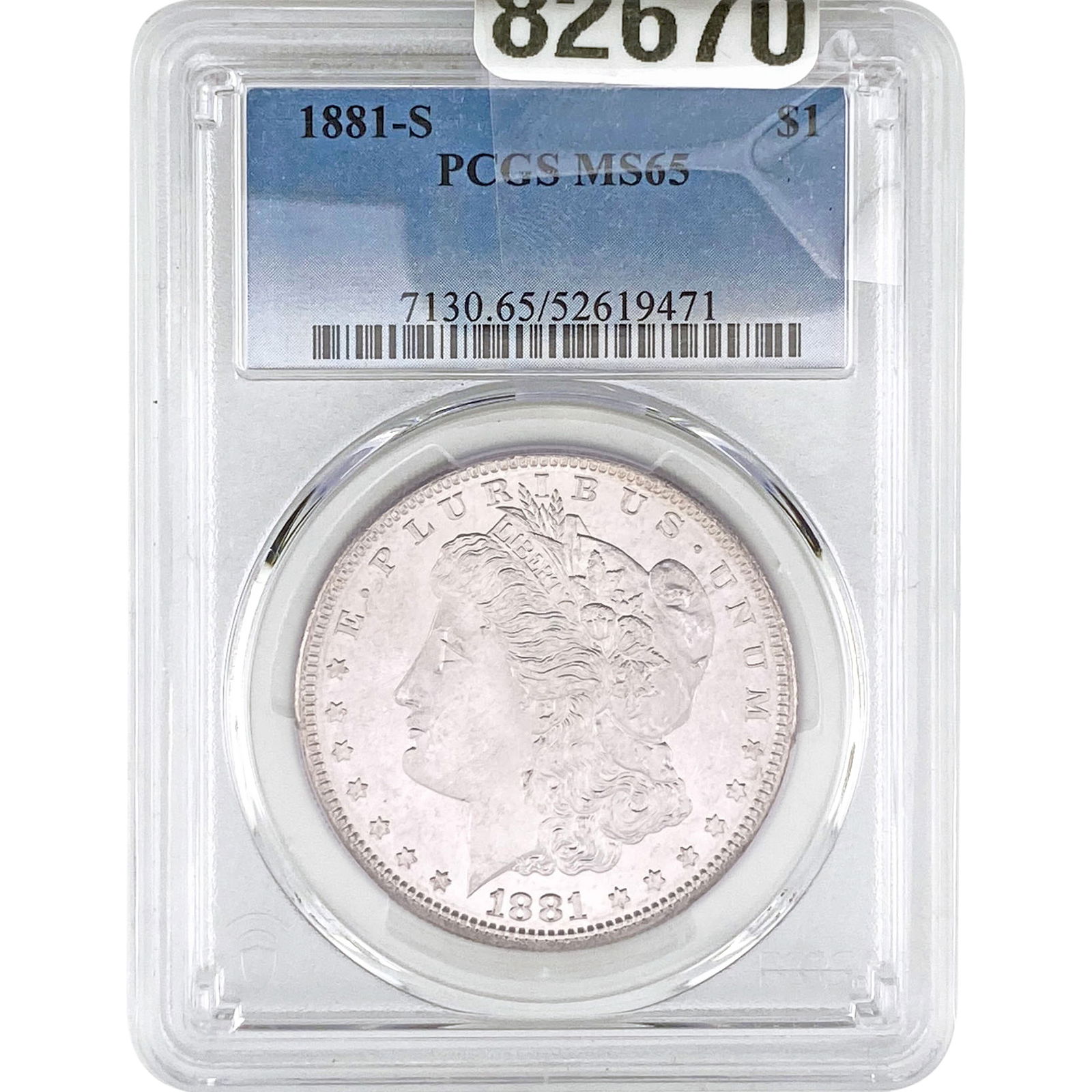 1881-S Morgan Silver Dollar PCGS MS65 (1 of 2)