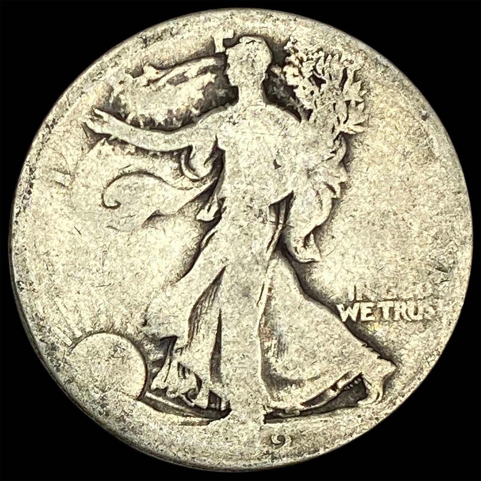 1919-D Silver Walking Liberty Half Dollar NICELY CIRCULATED: 1919-D Silver Walking Liberty Half Dollar NICELY CIRCULATED