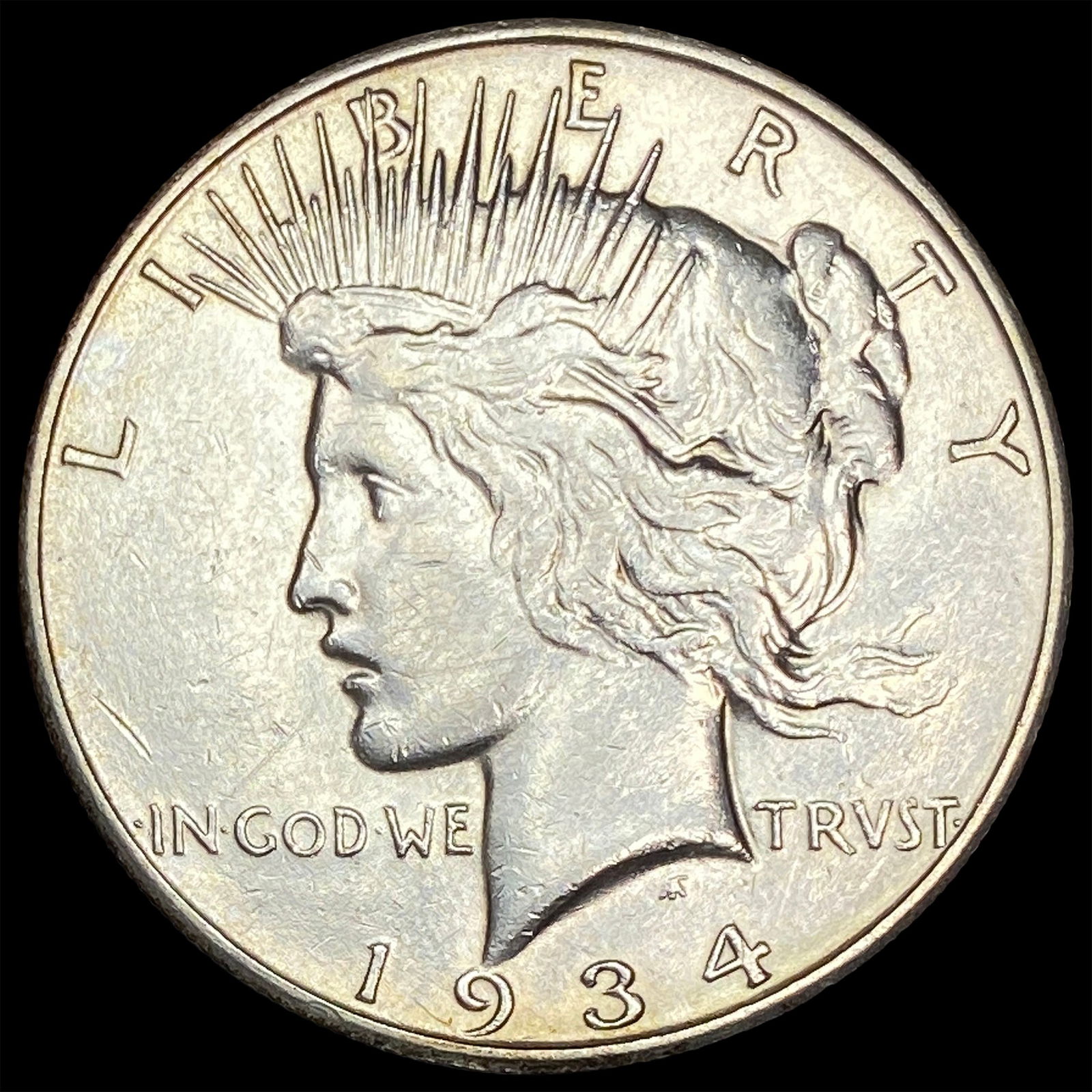 1934 Peace Silver Dollar CLOSELY UNCIRCULATED (1 of 2)