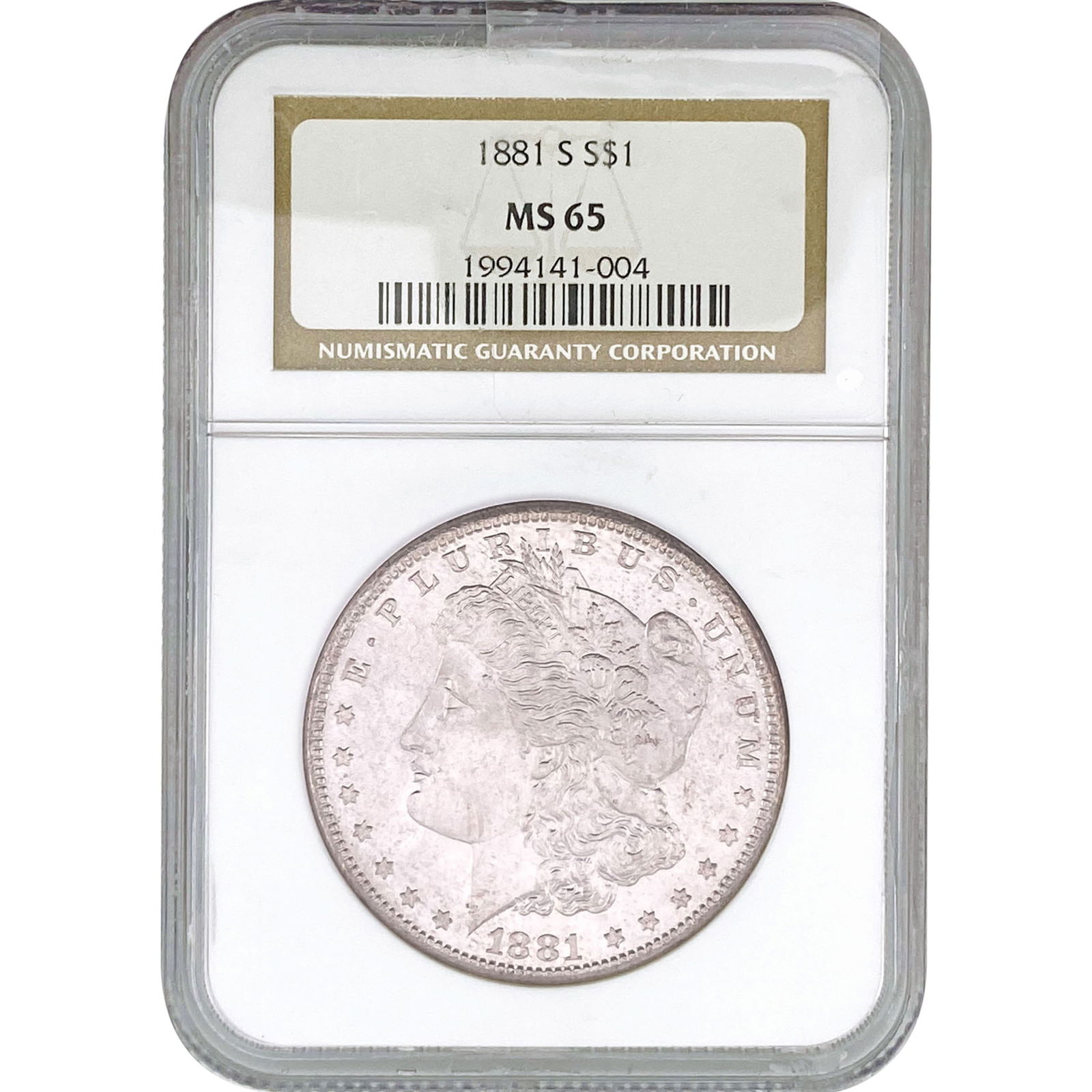 1881-S Morgan Silver Dollar NGC MS65 (1 of 2)