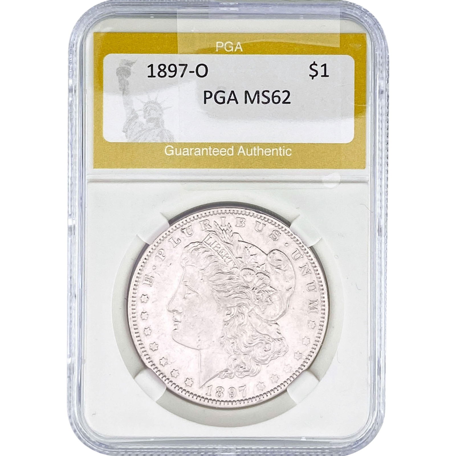 1897-O Morgan Silver Dollar PGA MS62 (1 of 2)