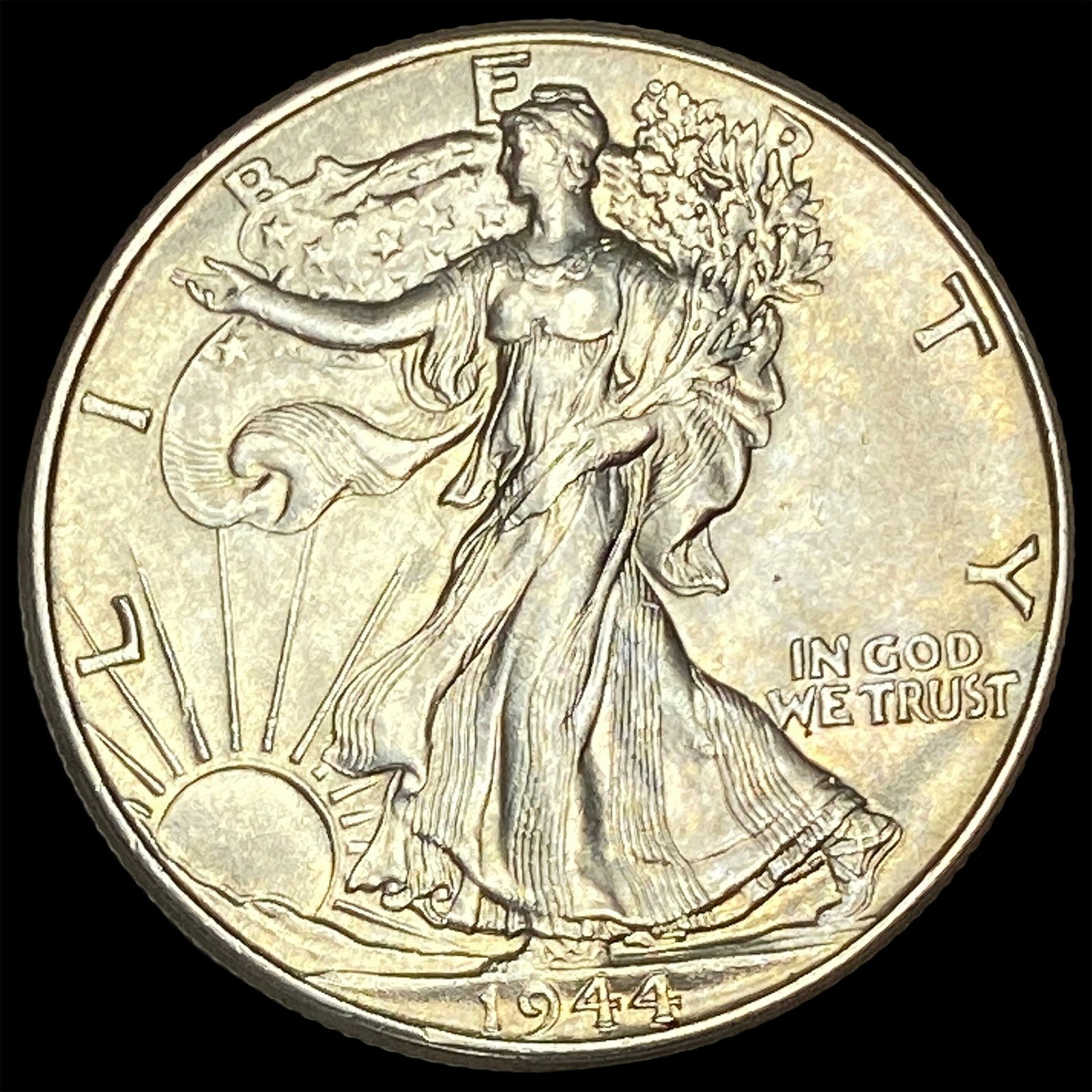 1944 Silver Half Dollar (Walking Liberty) NICELY CIRCULATED (1 of 2)