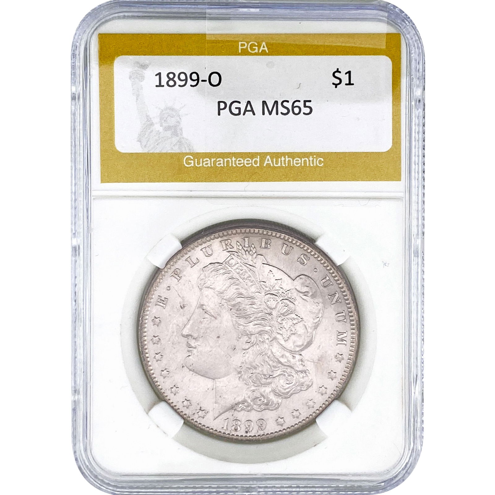1899-O Morgan Silver Dollar PGA MS65 (1 of 2)