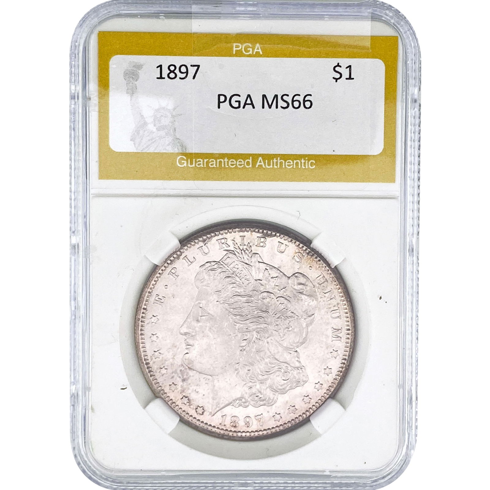1897 Morgan Silver Dollar PGA MS66 (1 of 2)