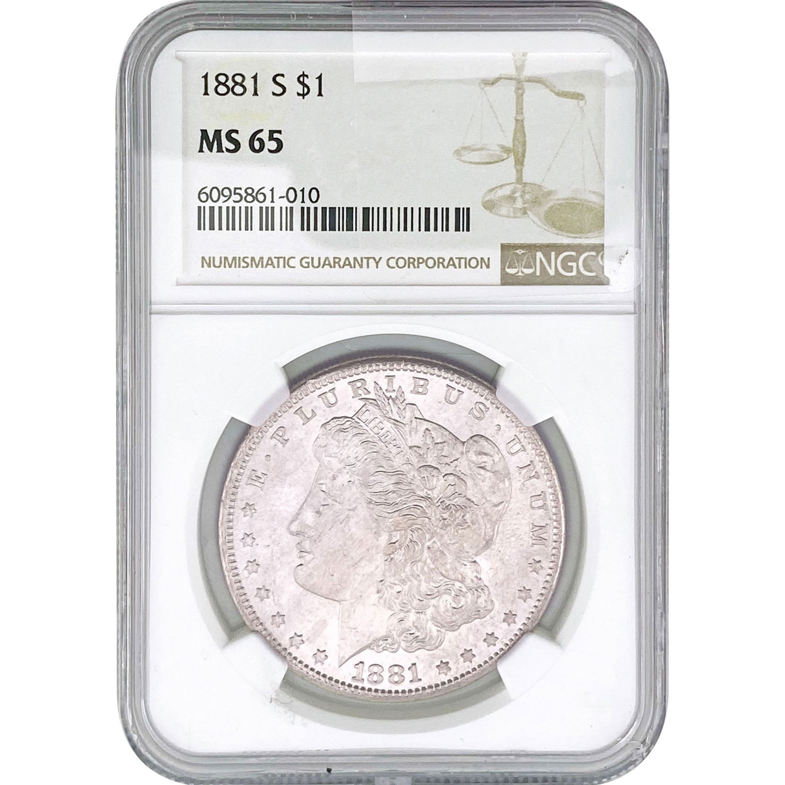 1881-S Morgan Silver Dollar NGC MS65 (1 of 2)