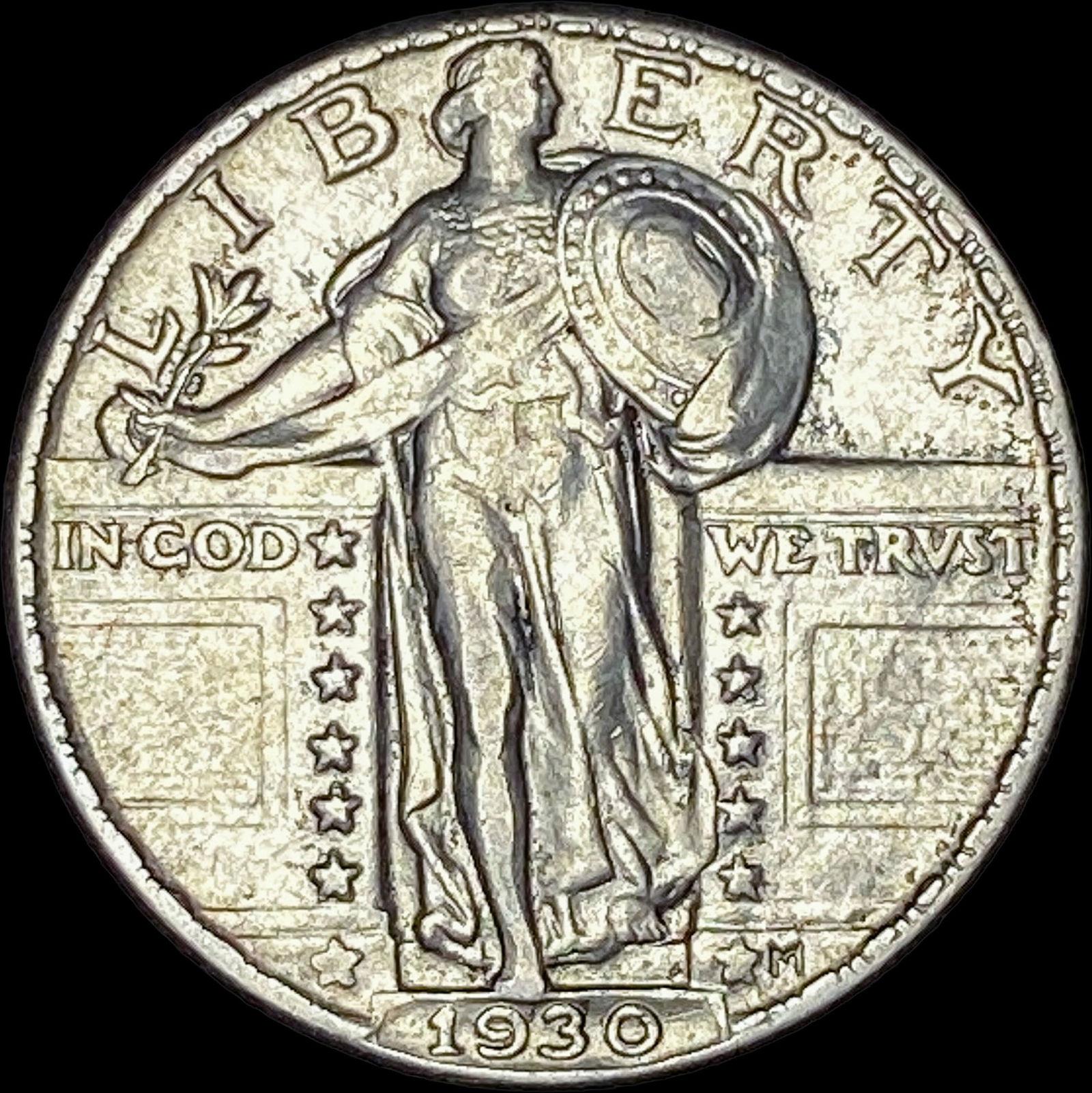 1930 Standing Liberty Silver Quarter CLOSELY UNCIRCULATED (1 of 2)