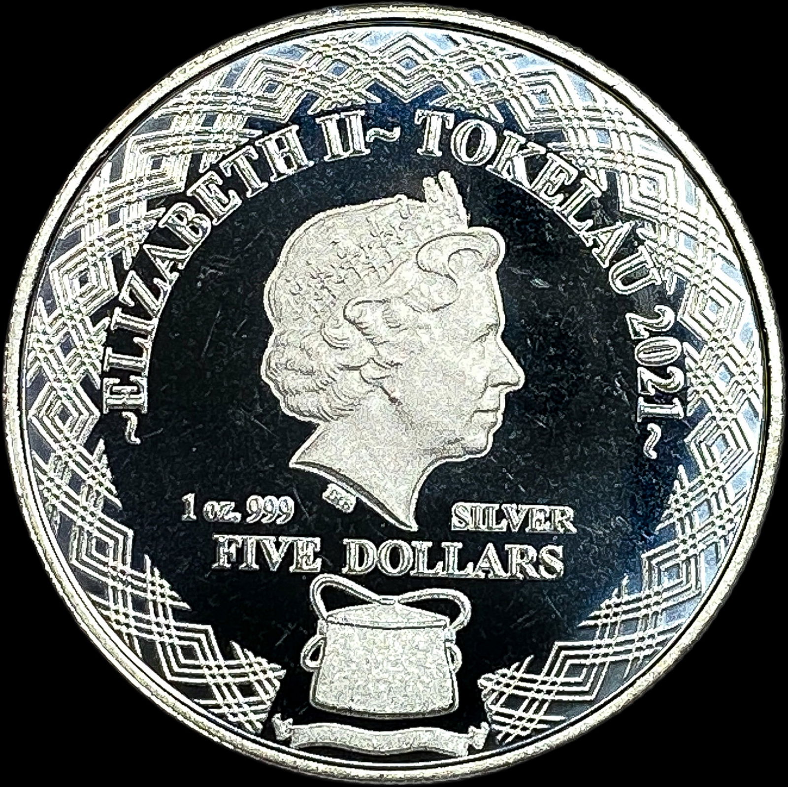 2021 Tokelau 1oz Silver $5 Sagittarius GEM PROOF (1 of 2)