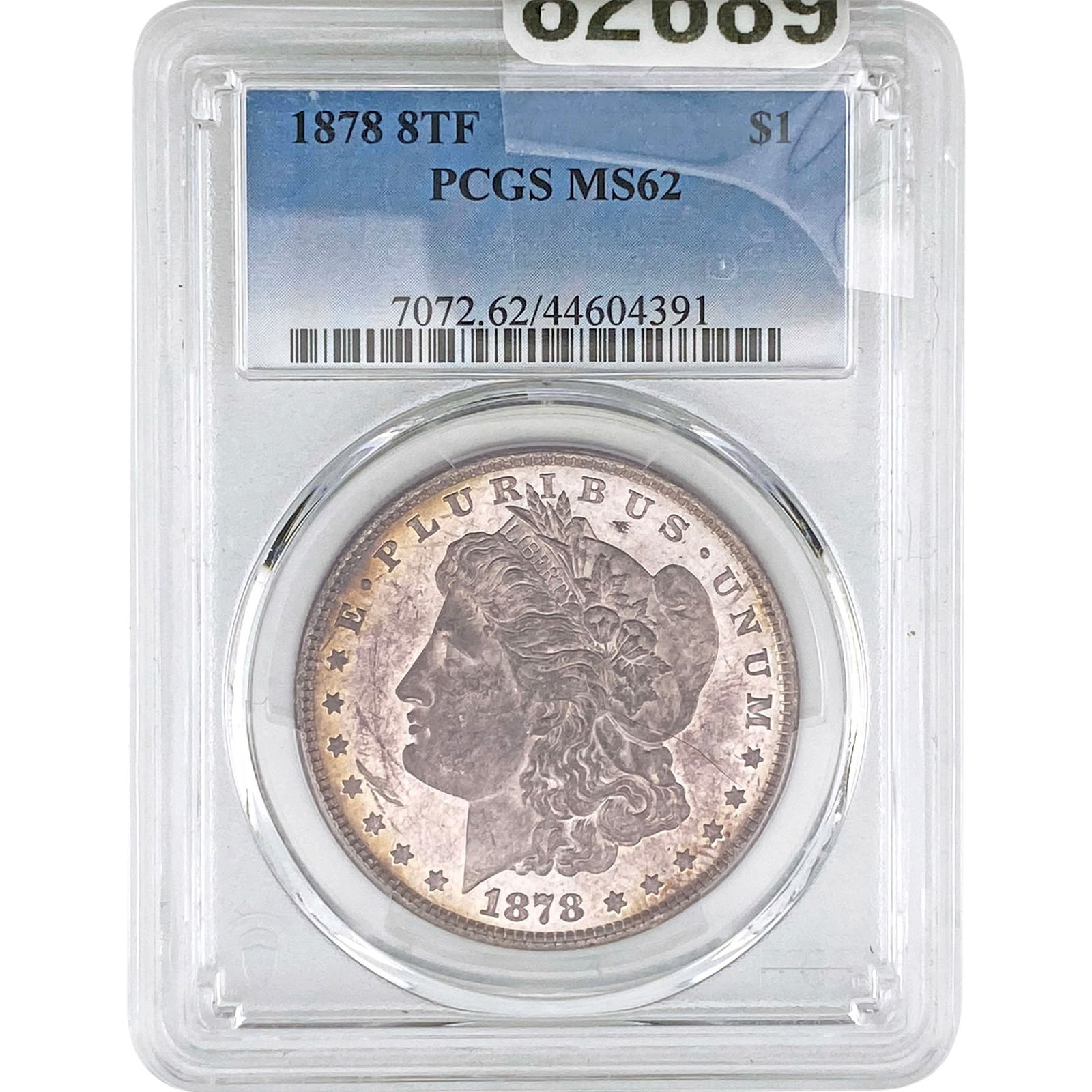 1878 8TF Morgan Silver Dollar PCGS MS62 (1 of 2)