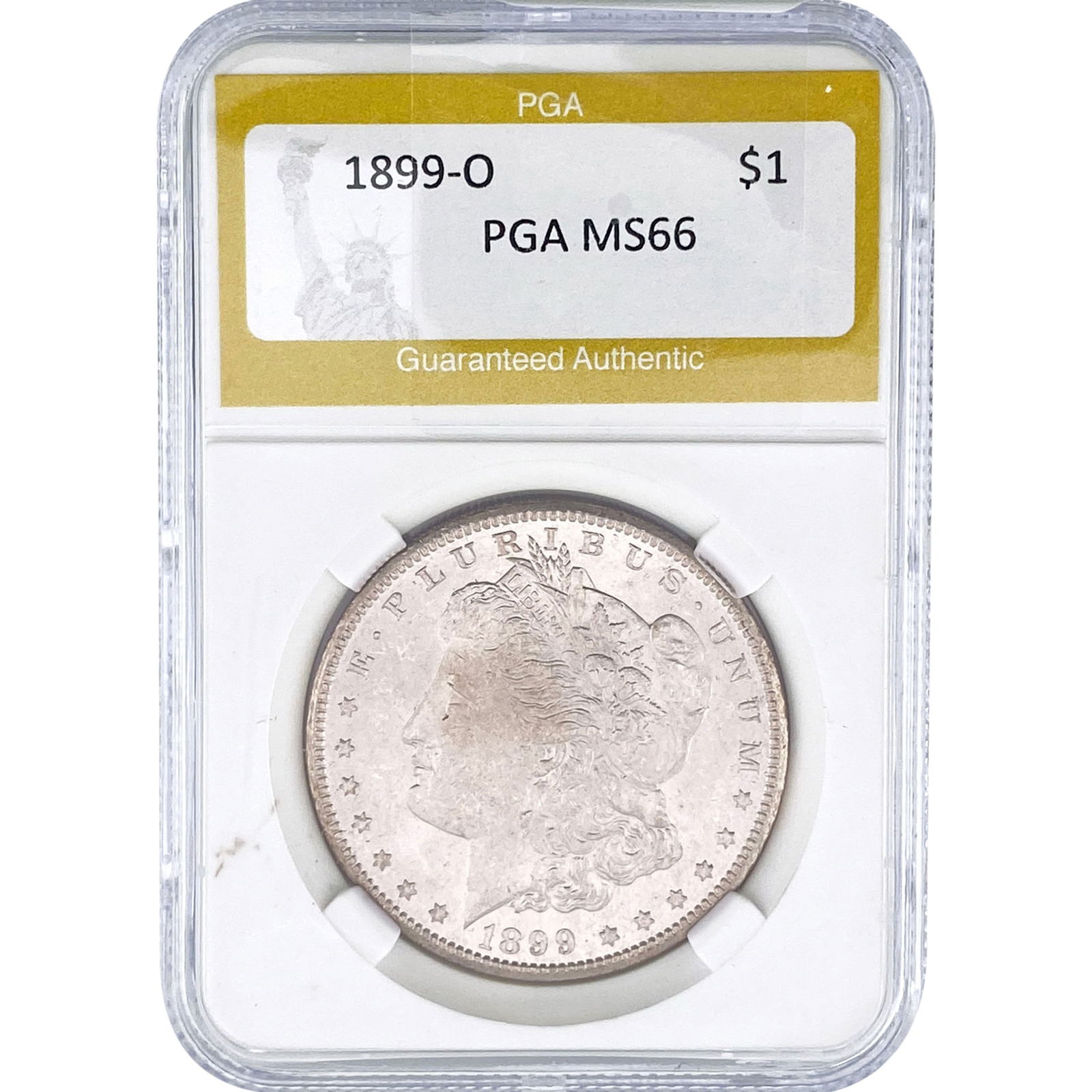 1899-O Morgan Silver Dollar PGA MS66: 1899-O Morgan Silver Dollar PGA MS66