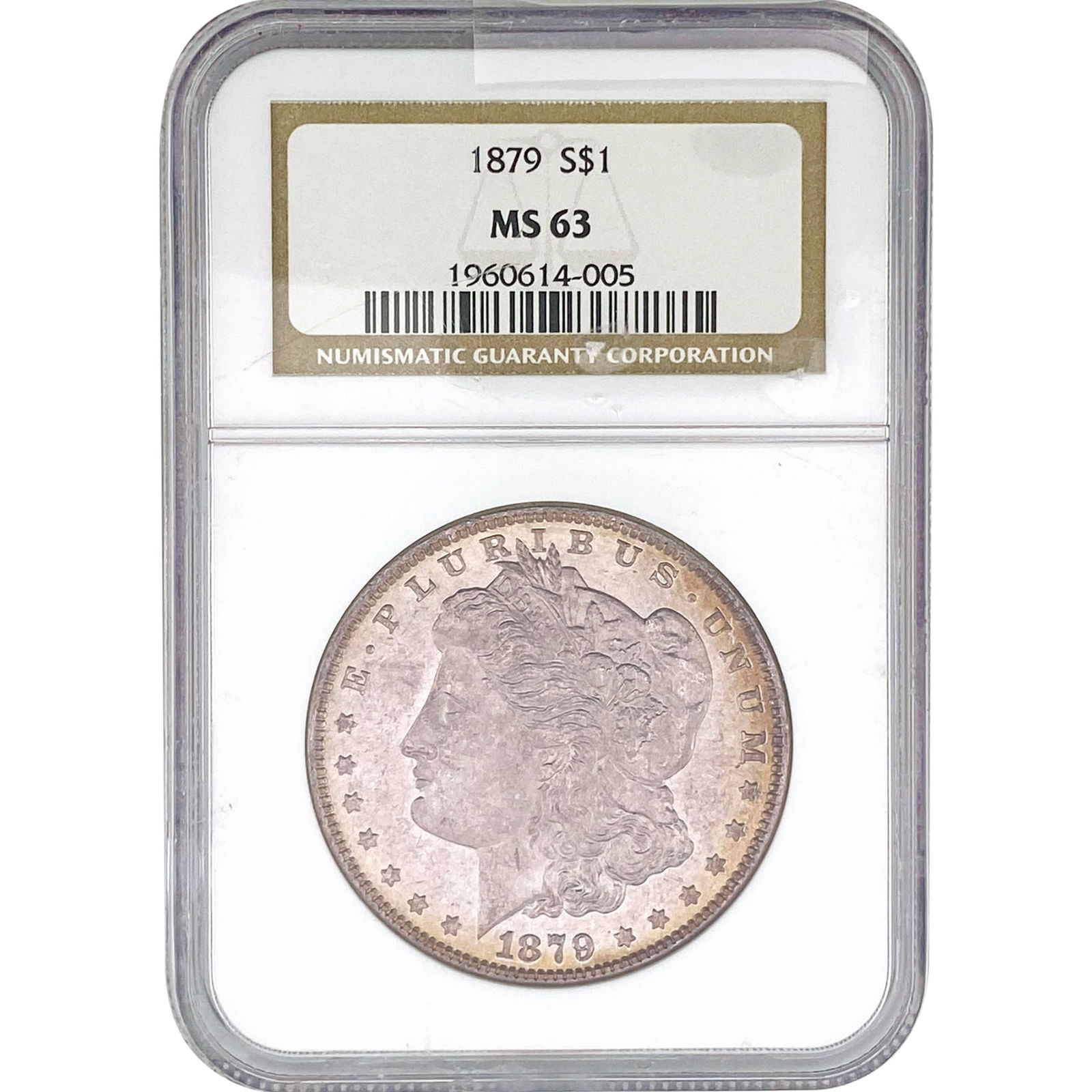 1879 Morgan Silver Dollar NGC MS63: 1879 Morgan Silver Dollar NGC MS63