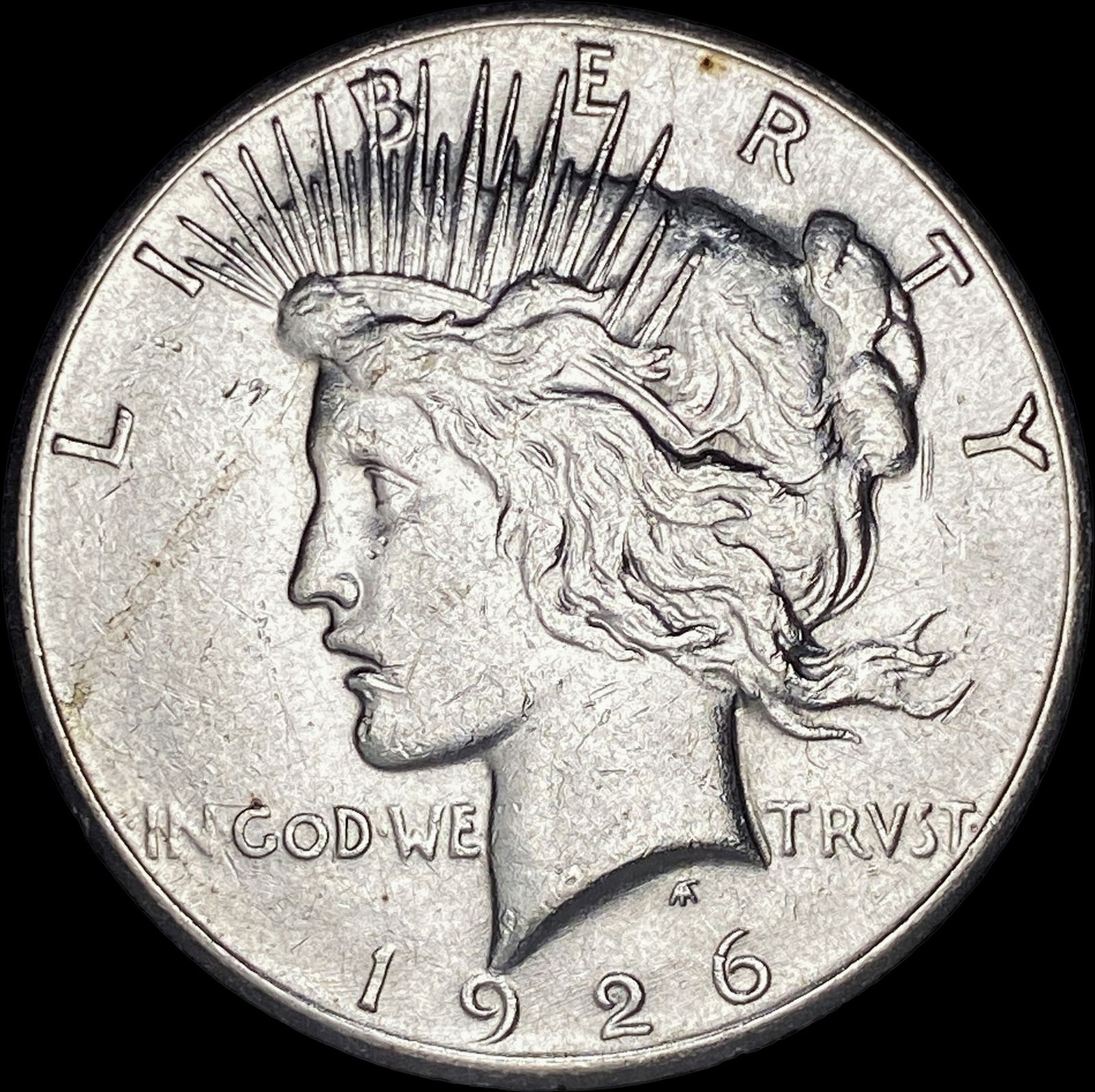 1926-S Silver Peace Dollar CHOICE AU (1 of 2)