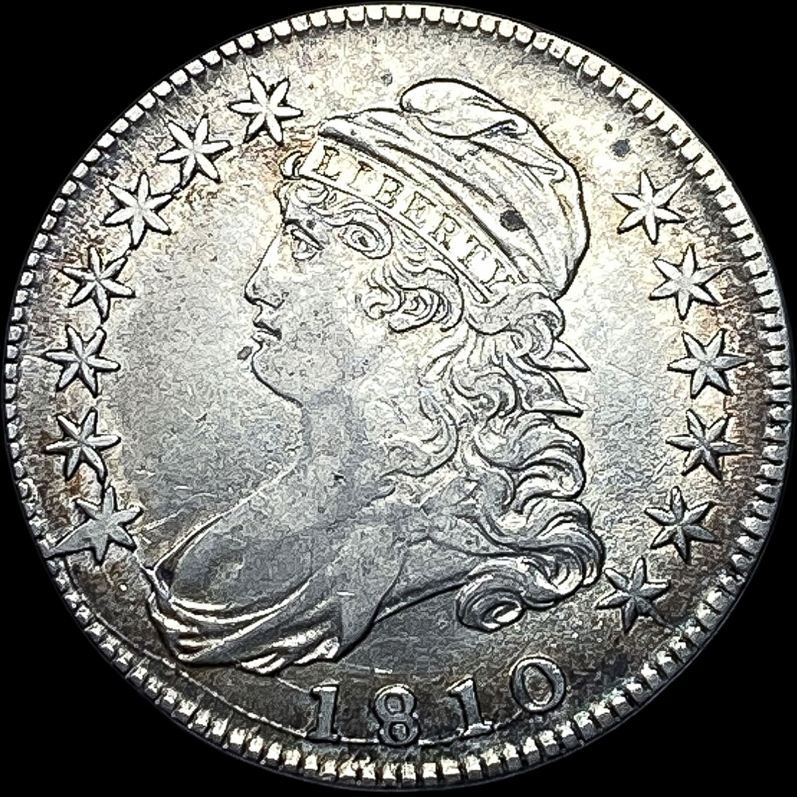 1810 Capped Bust Half Dollar CLOSELY UNCIRCULATED (1 of 2)
