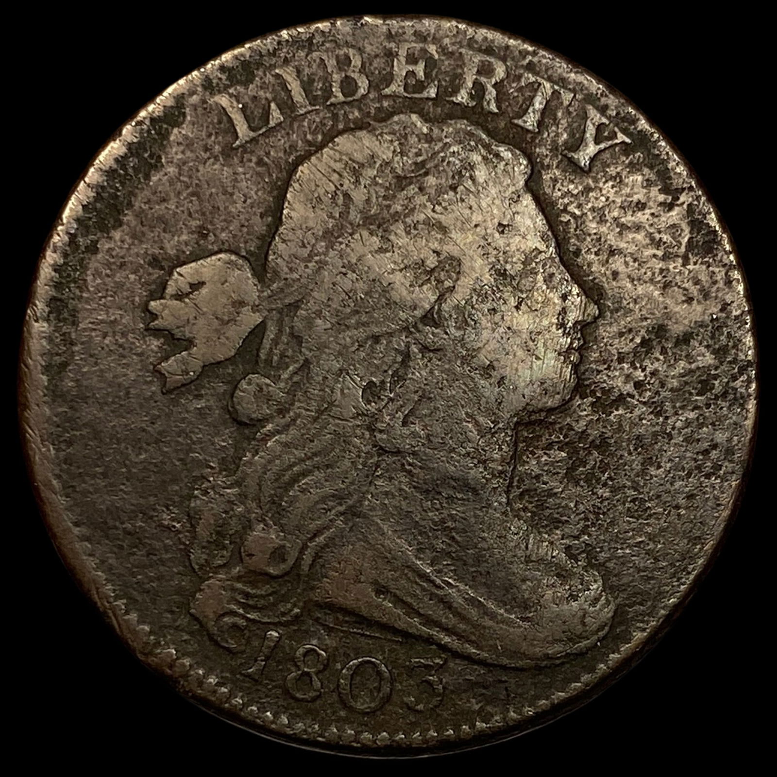 1803 Draped Bust Large Cent LIGHTLY CIRCULATED (1 of 2)