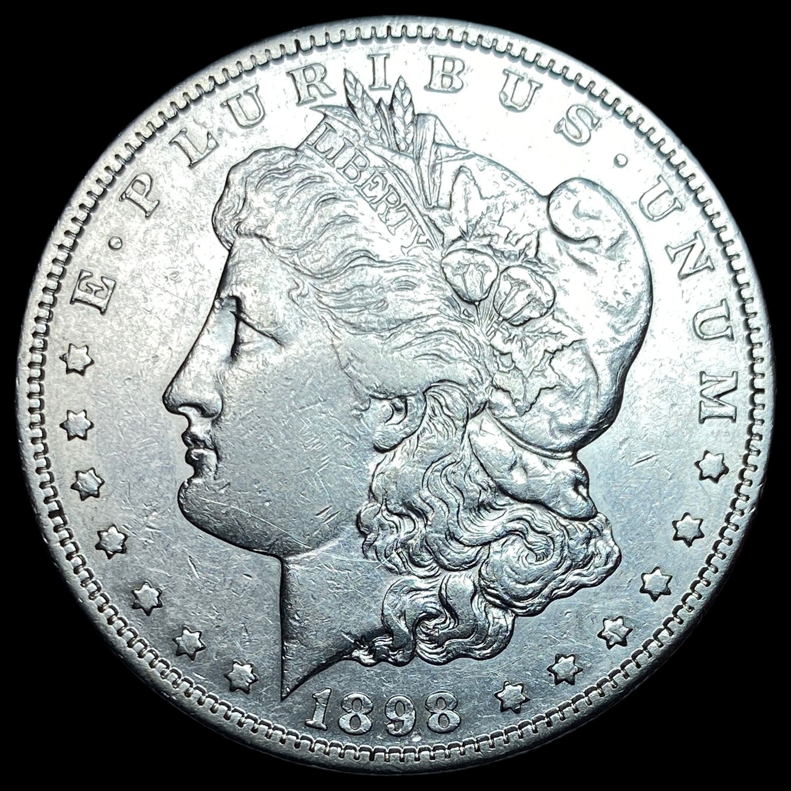 1898-S Silver Morgan Dollar CLOSELY UNCIRCULATED (1 of 2)