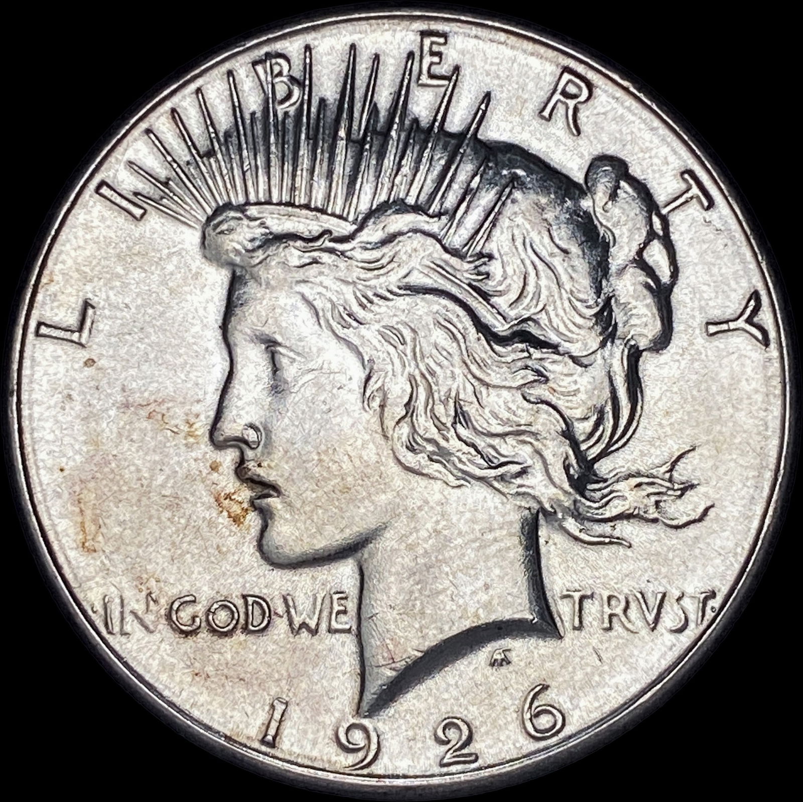 1926-S Silver Peace Dollar CLOSELY UNCIRCULATED (1 of 2)