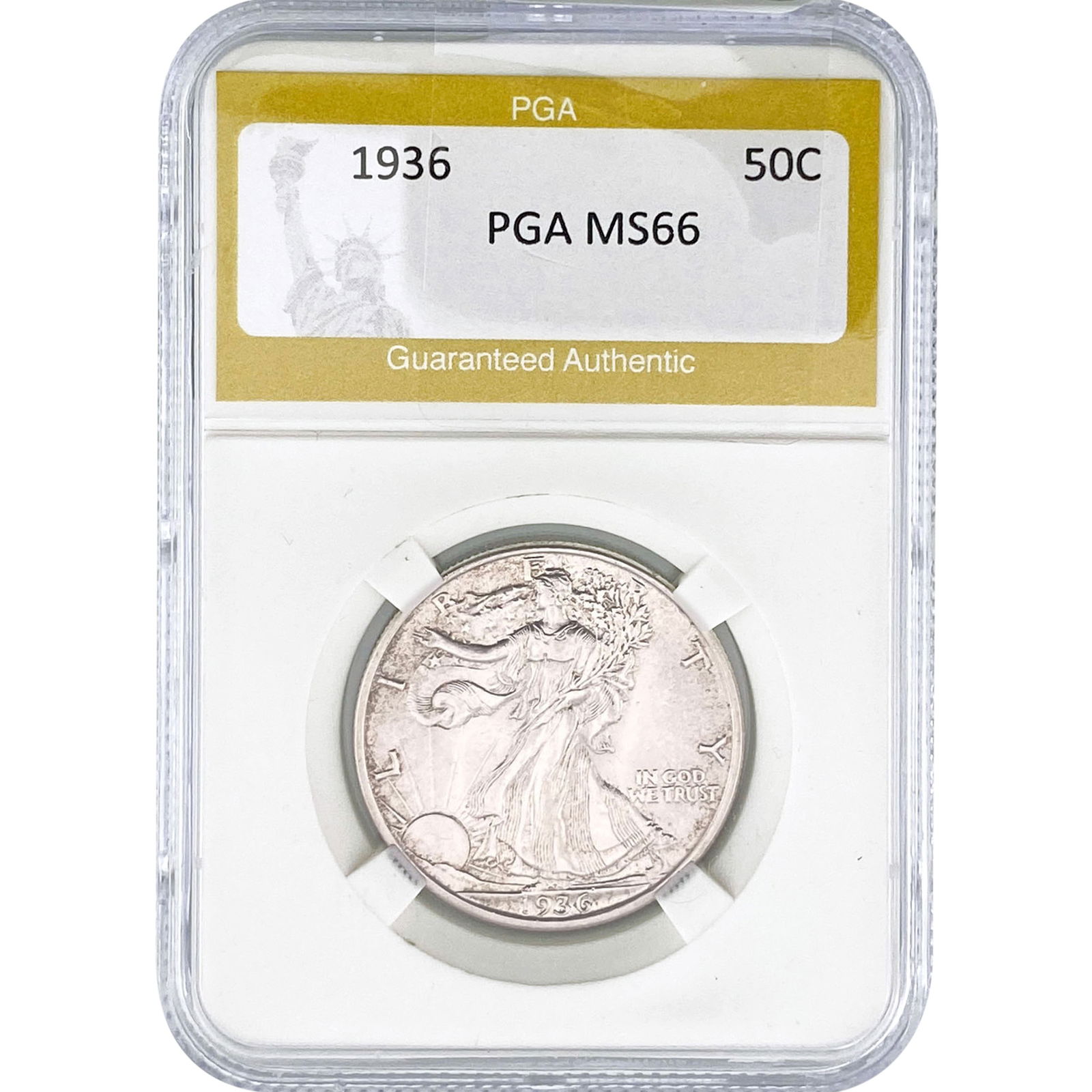 1936 Walking Liberty Half Dollar PGA MS66 (1 of 2)