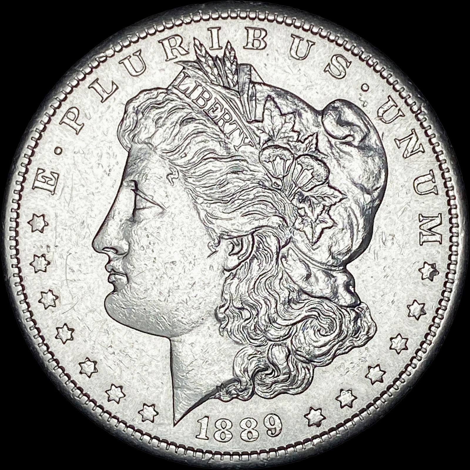1889-S Silver Morgan Dollar CHOICE AU (1 of 2)