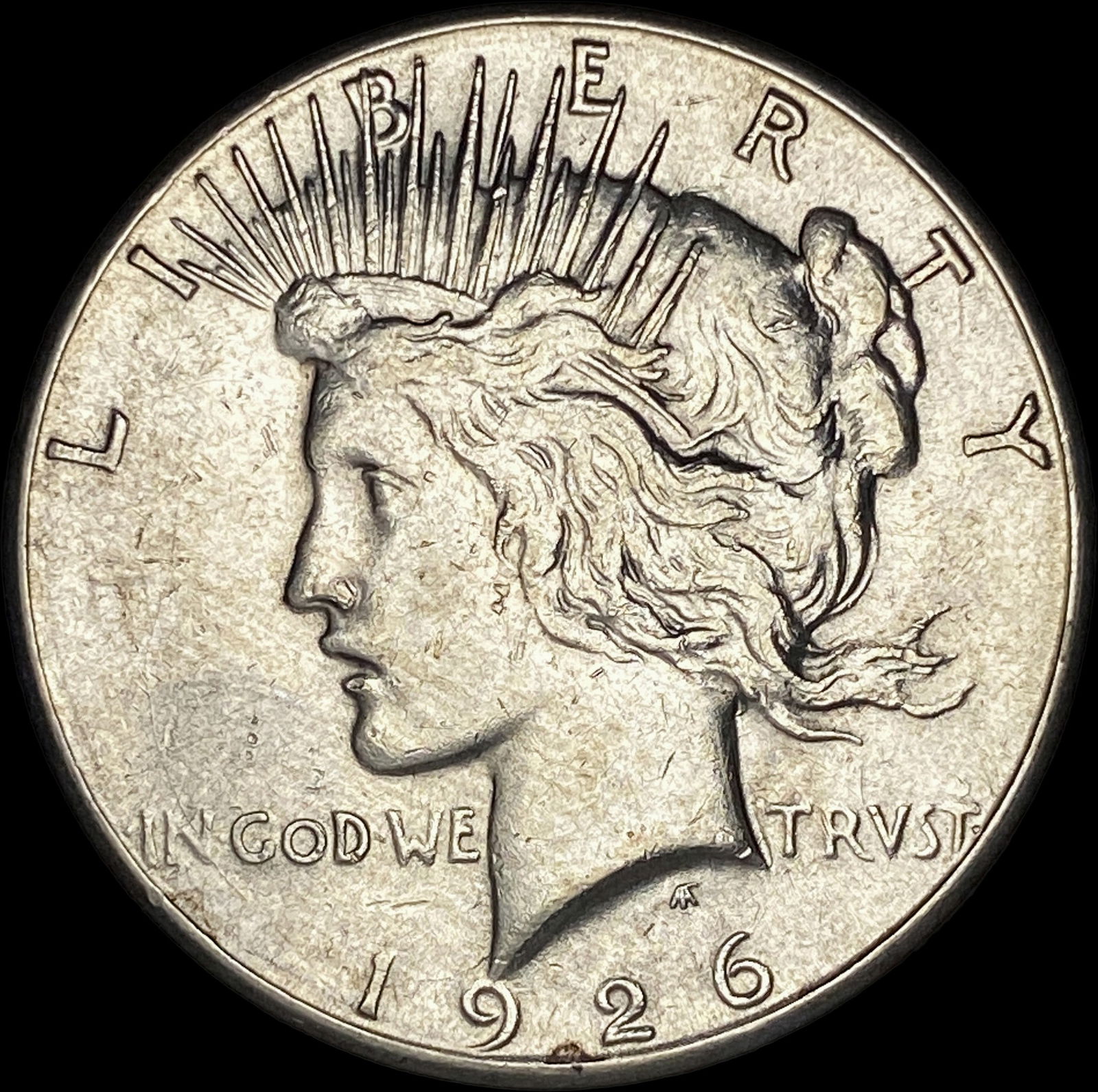 1926-S Silver Peace Dollar CLOSELY UNCIRCULATED (1 of 2)