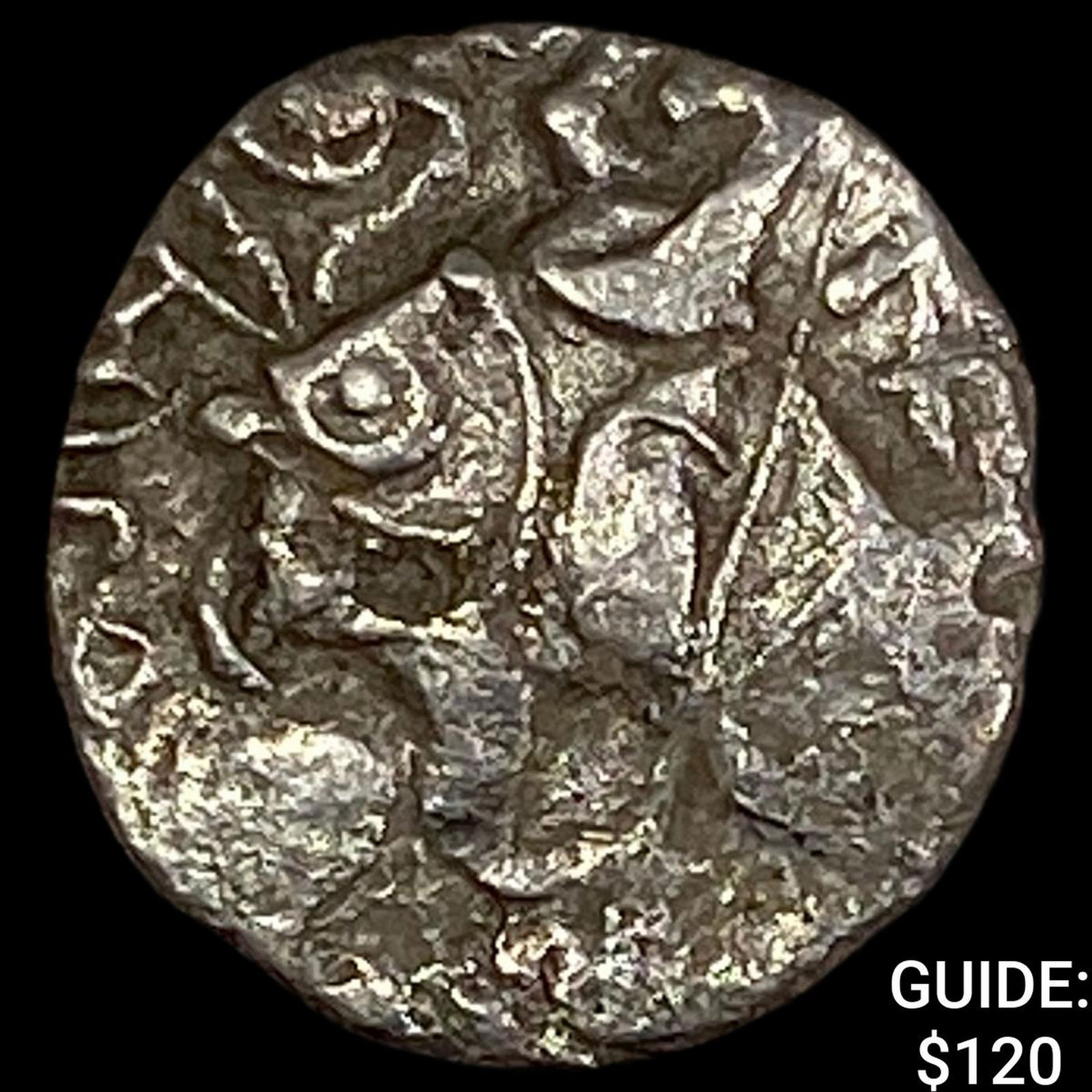 India Rajput 700-1000 Silver Jital NEARLY UNCIRCULATED (1 of 2)