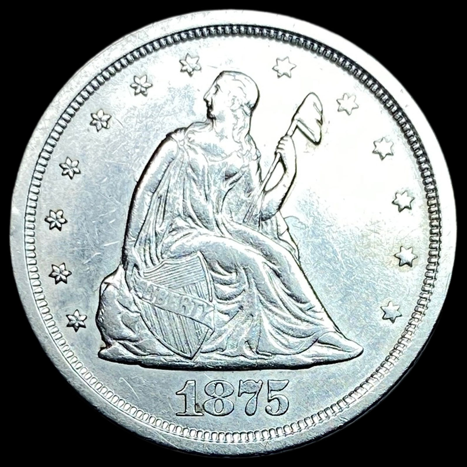 1875-S Silver Twenty Cents UNCIRCULATED (1 of 2)