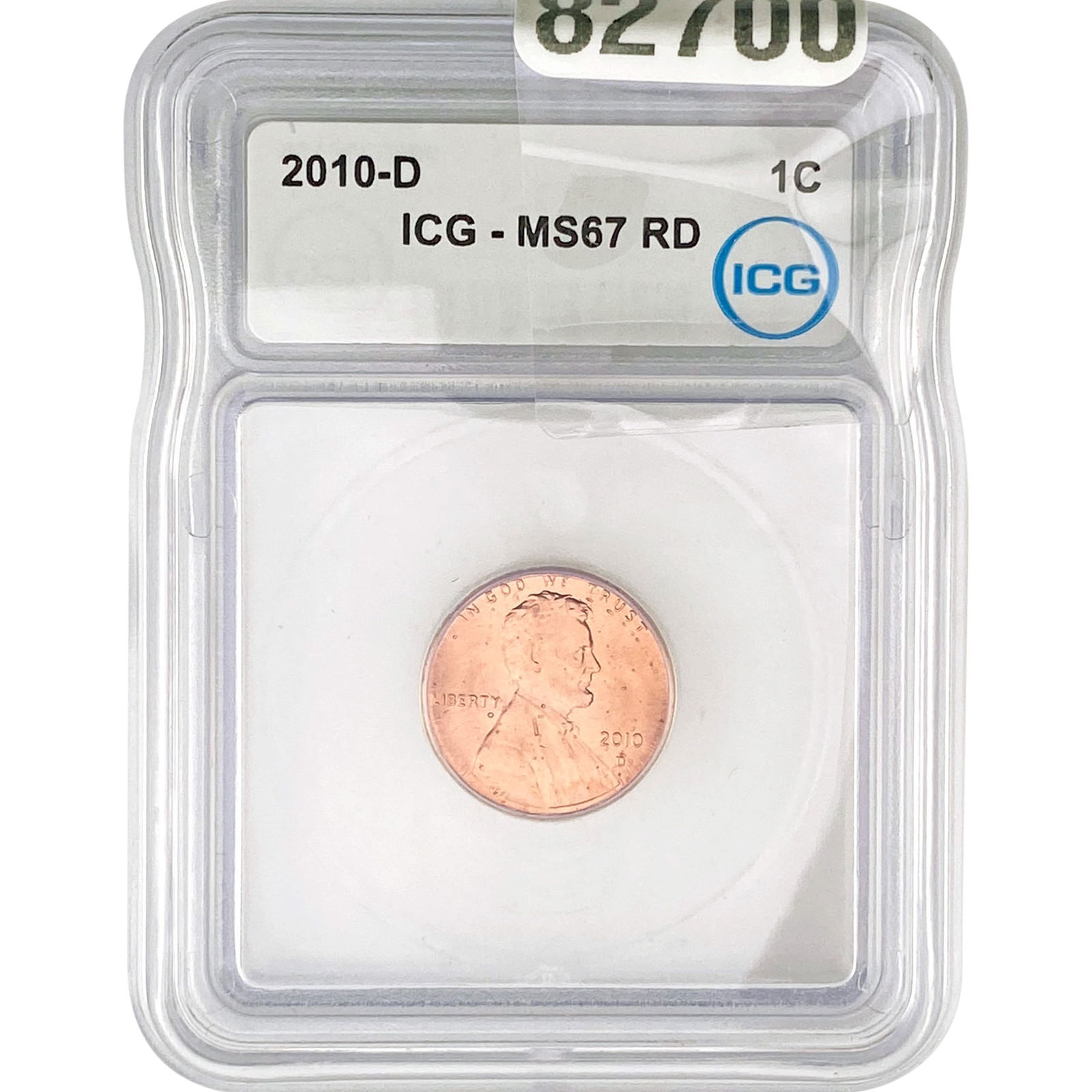 2010-D Lincoln Shield Penny ICG MS67 RD (1 of 2)