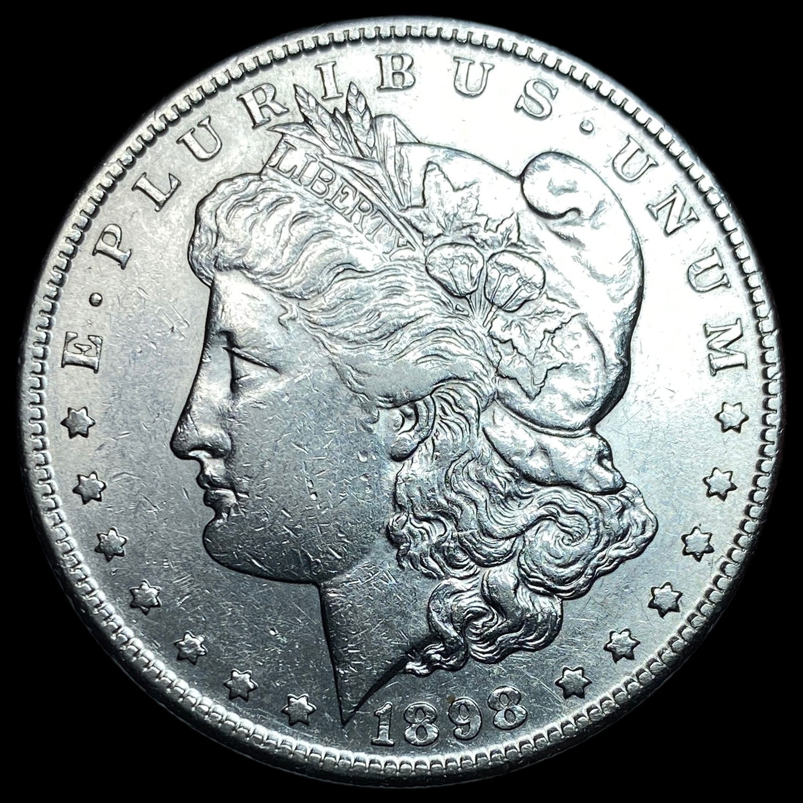 1898-S Silver Morgan Dollar CLOSELY UNCIRCULATED (1 of 2)