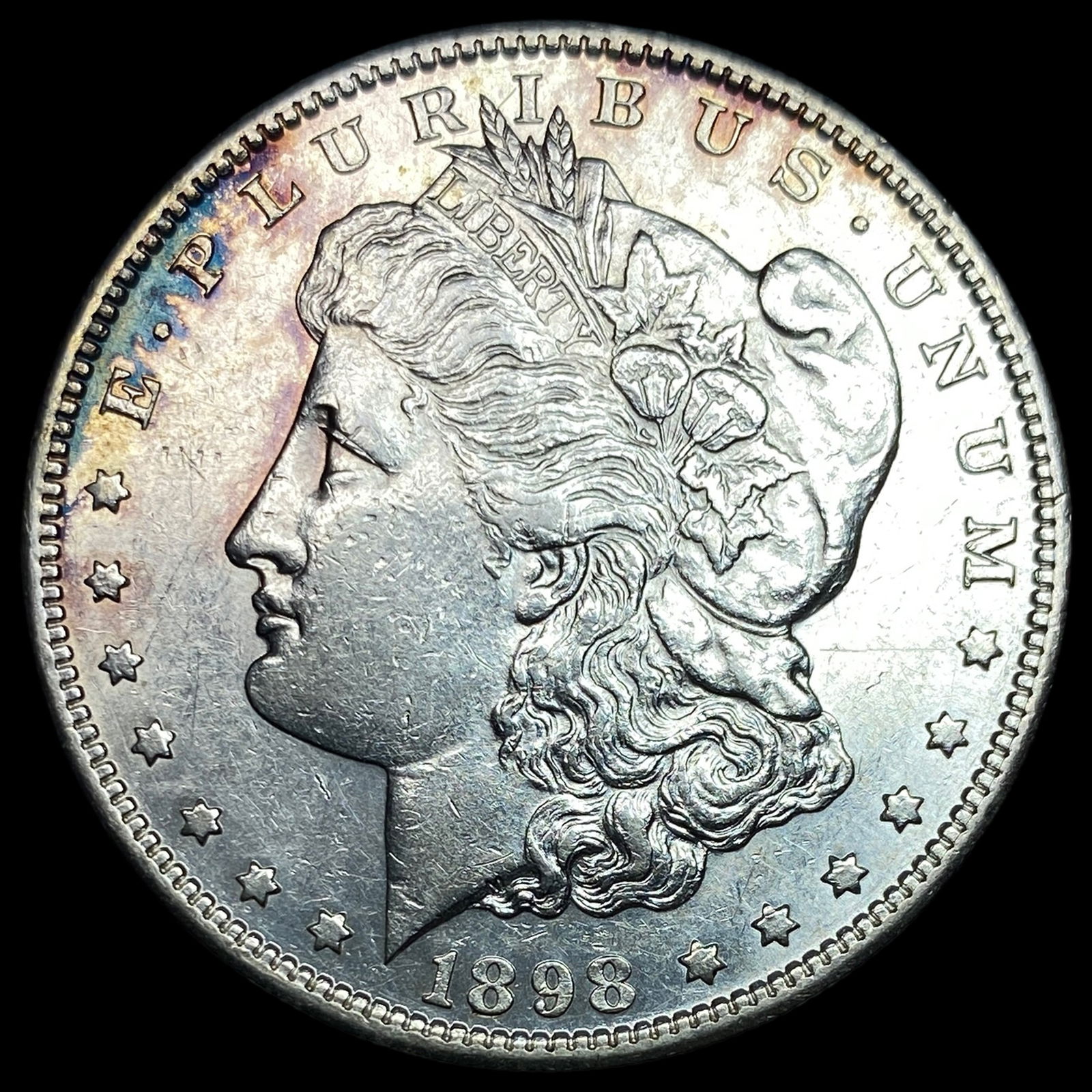 1898-S Silver Morgan Dollar CLOSELY UNCIRCULATED (1 of 2)