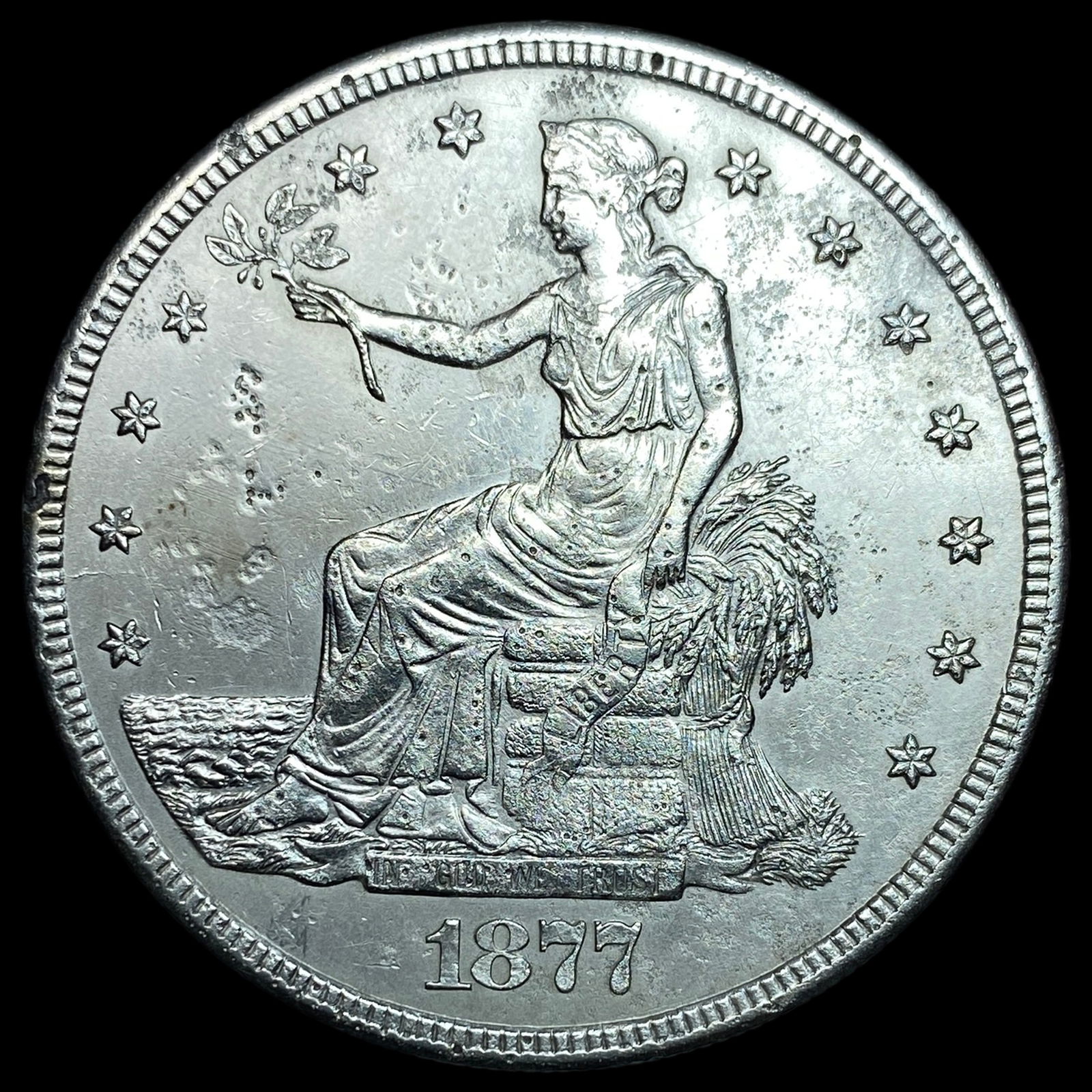 1877-S Silver Trade Dollar UNCIRCULATED (1 of 2)