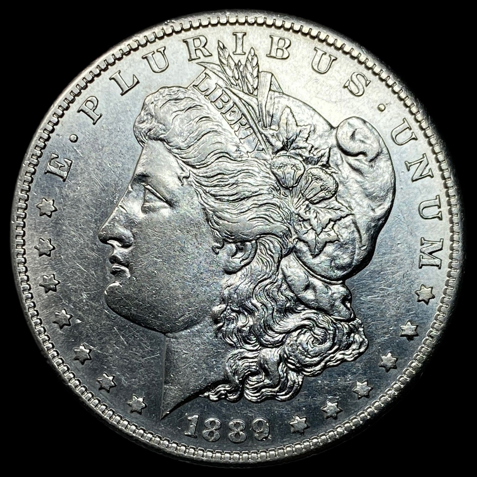 1889-S Morgan Silver Dollar CLOSELY UNCIRCULATED (1 of 2)