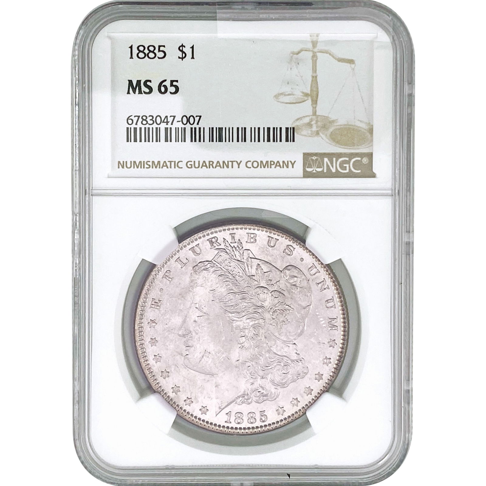 1885 Morgan Silver Dollar NGC MS65 (1 of 2)