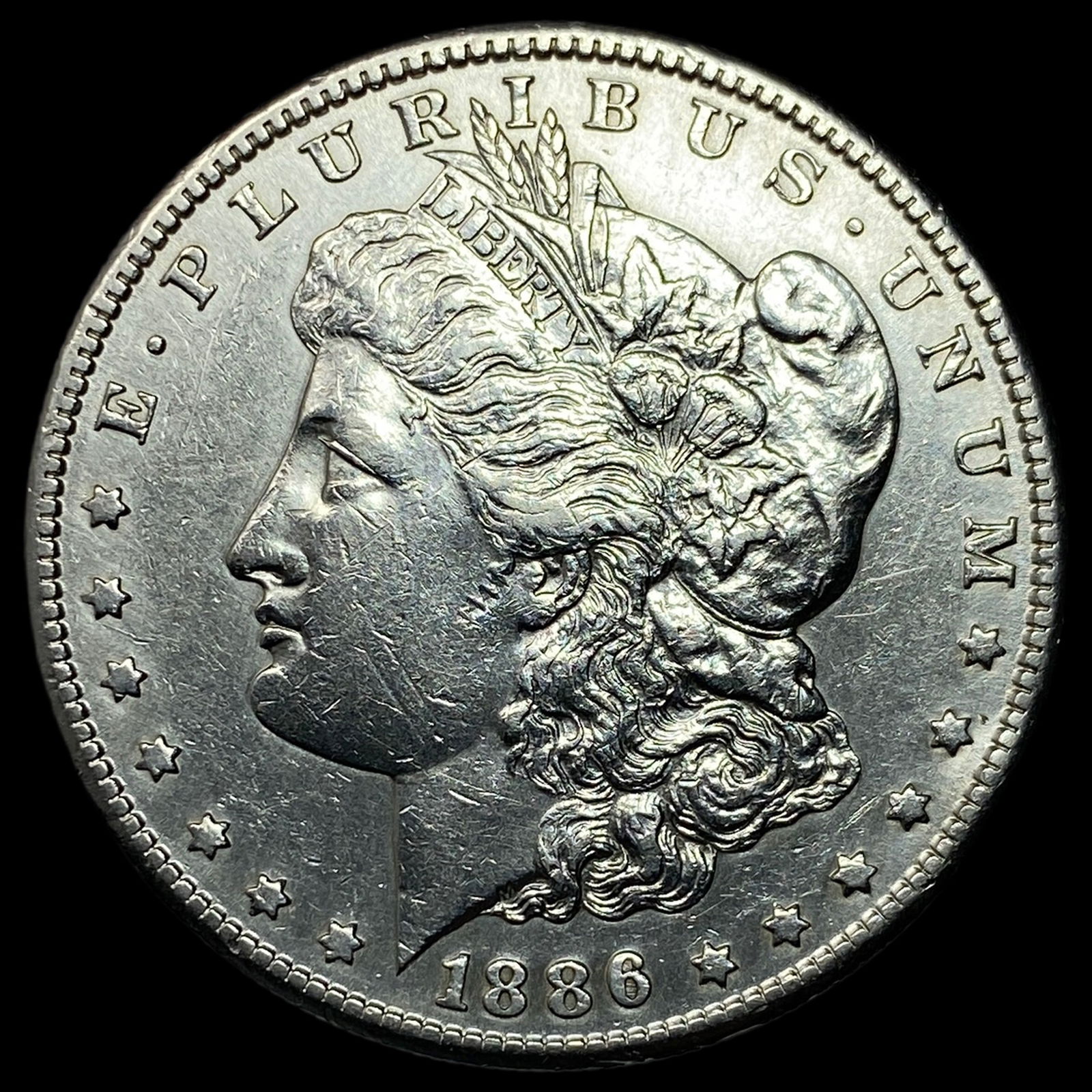 1886-S Silver Morgan Dollar CLOSELY UNCIRCULATED (1 of 2)
