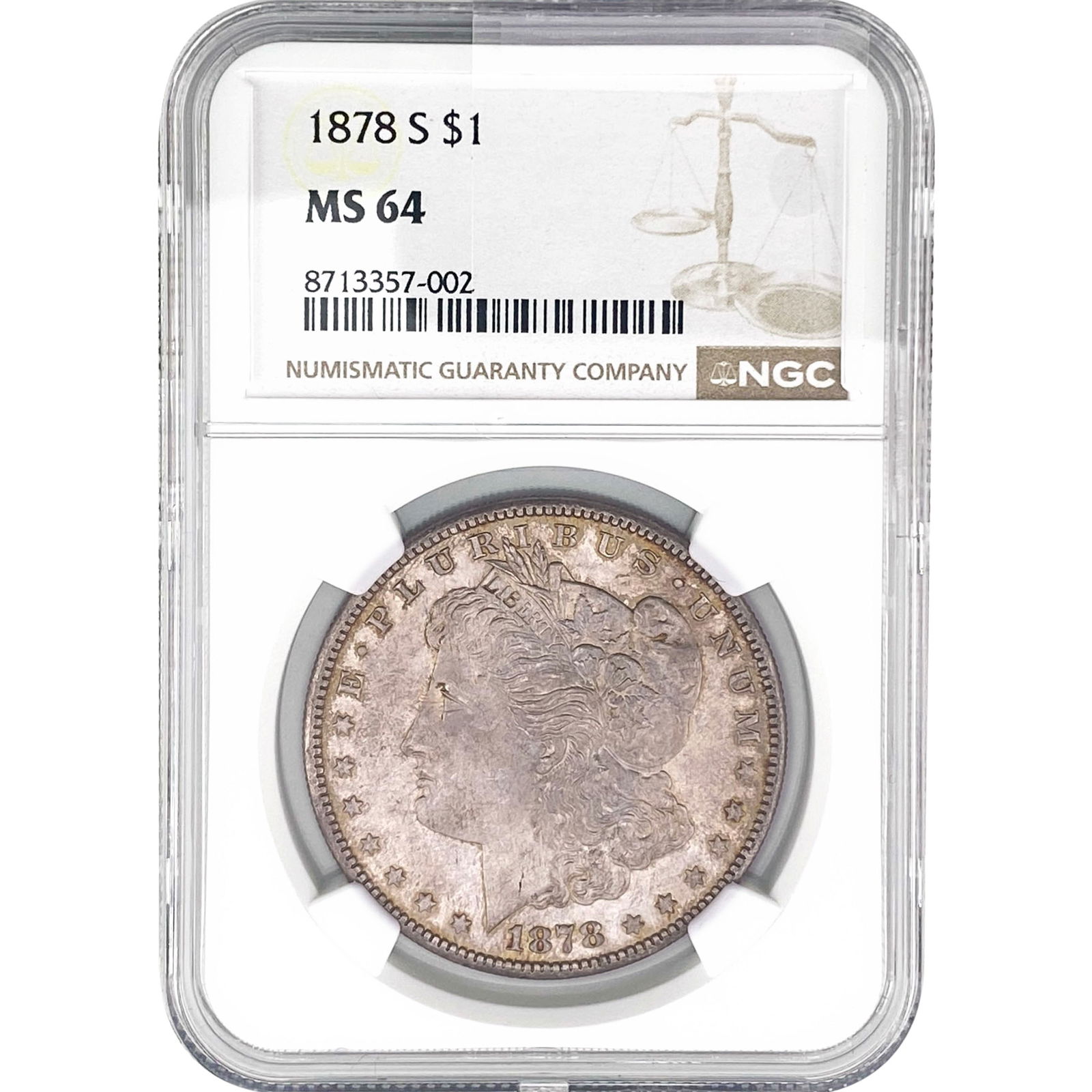 1878-S Morgan Silver Dollar NGC MS64 (1 of 2)