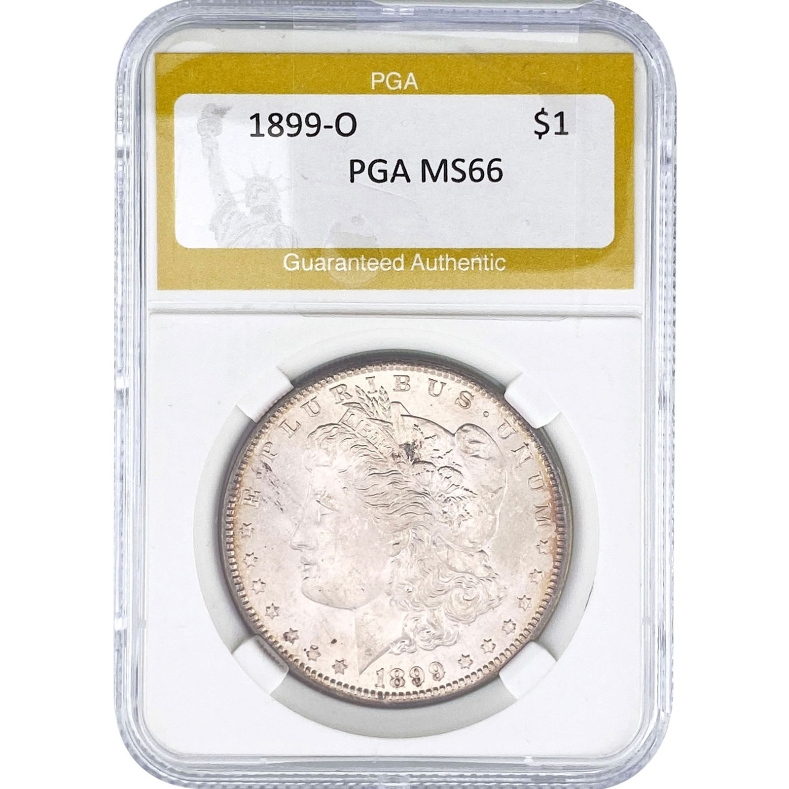 1899-O Morgan Silver Dollar PGA MS66: 1899-O Morgan Silver Dollar PGA MS66