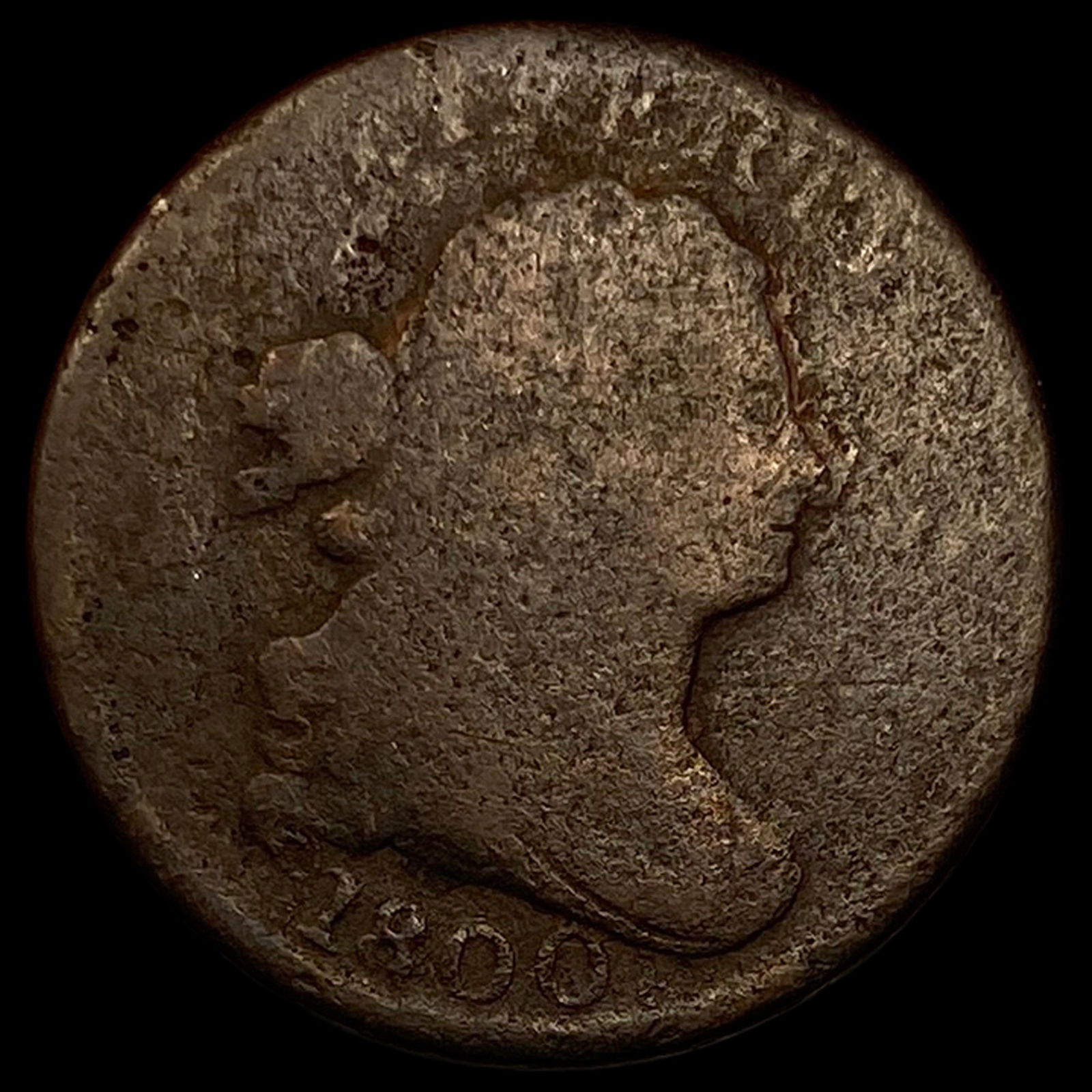 1800 Draped Bust Large Cent NICELY CIRCULATED (1 of 2)