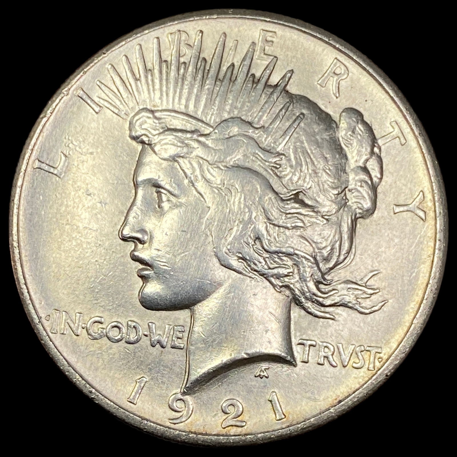 1921 Silver Peace Dollar CLOSELY UNCIRCULATED (1 of 2)